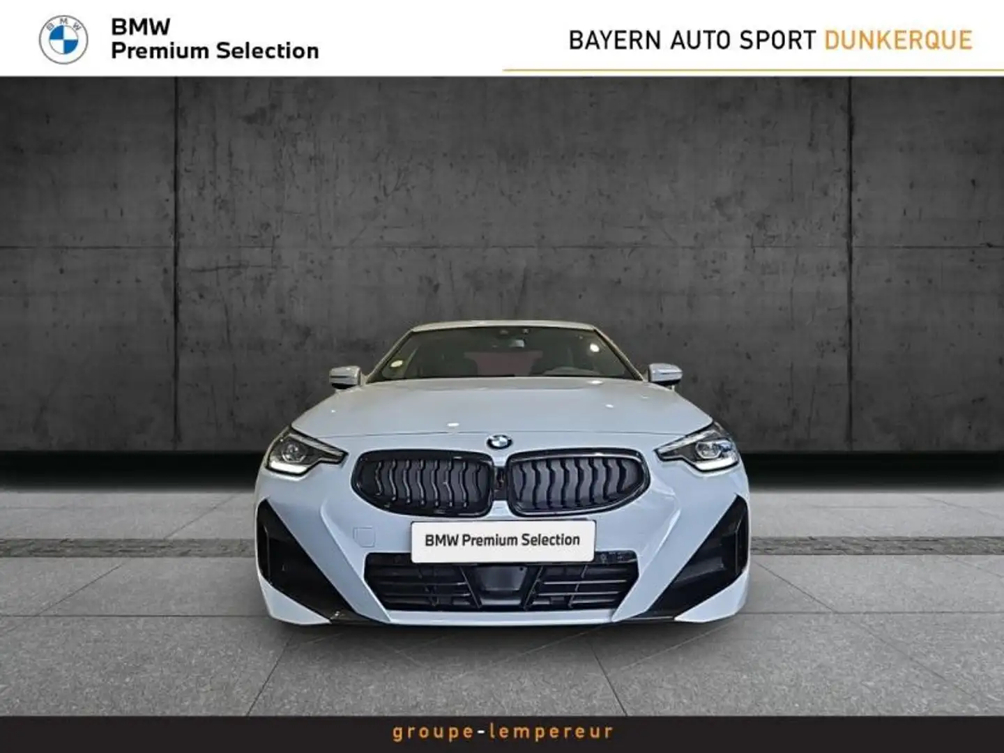 BMW 220 220dA 190ch M Sport Gris - 2