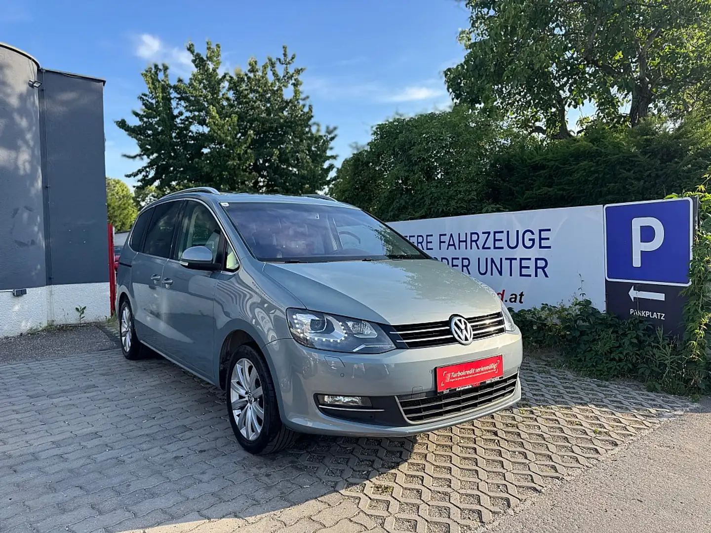 Volkswagen Sharan Sky BMT 2,0 TDI DPF 4Motion | 6% FIXZINS | 7 SI... Gris - 1