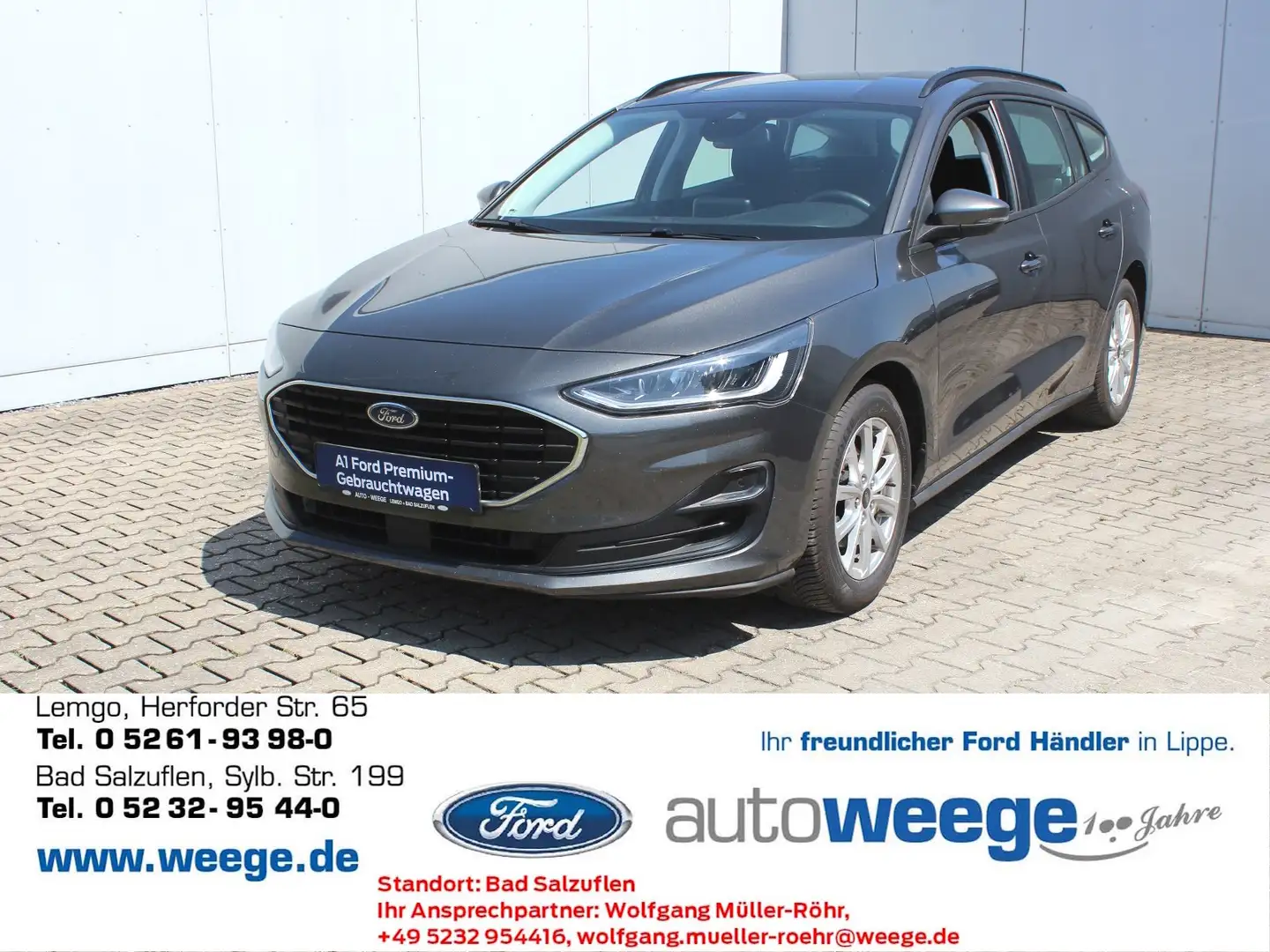 Ford Focus Cool & Connect 1,5 EcoBlue Start/Stopp Grigio - 1