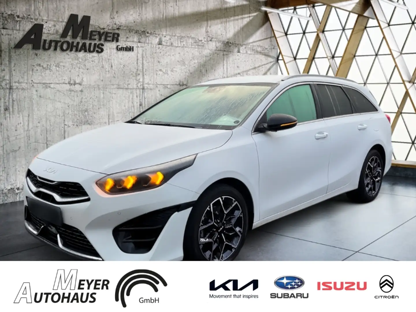 Kia Ceed SW / cee'd SW 1.6 CRDi 48V DCT GT-line + Technologiepaket+Sounds Weiß - 2