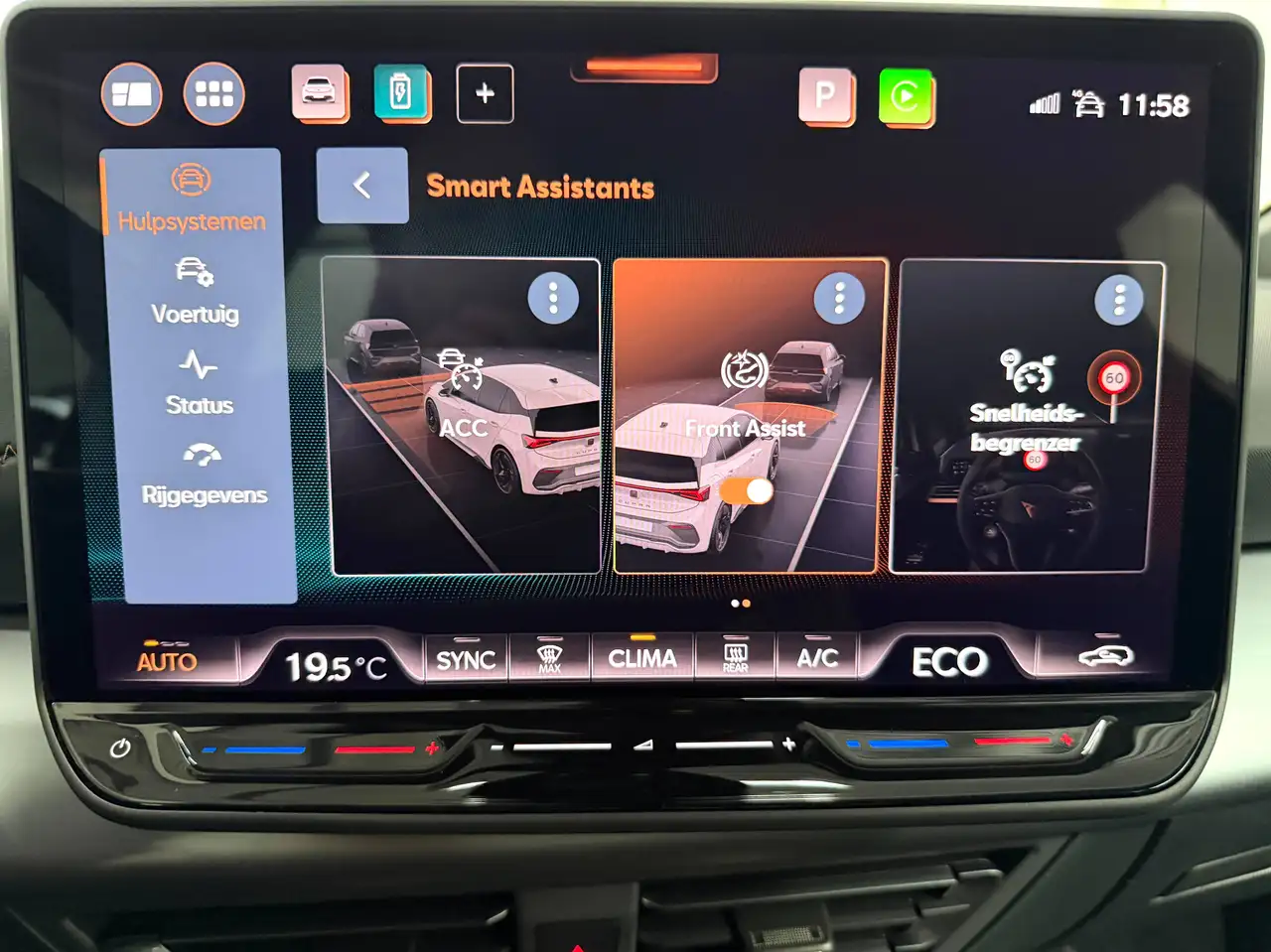 Cupra Born 60/63kWh eBoost 170KW SOH100% 360°CAMERA*CARPLAY*DAB*NAVI*ACC*BLIS*LANE ASSIST*LED*AC2ZONE, миниатюра 24
