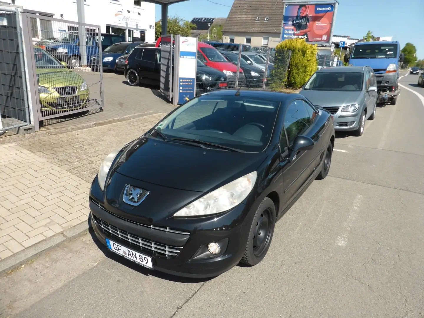 Peugeot 207 CC Cabrio-Coupe Premium,Klima,TÜV+Inspektion Schwarz - 1