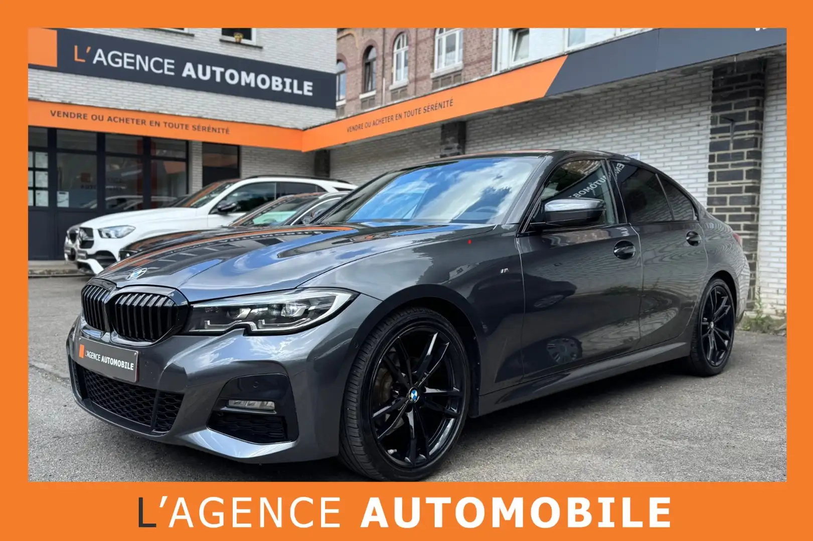 BMW 318 318 dA MHEV AdBlue BUSINESS PACK M SHADOW LED HiFi Gris - 1