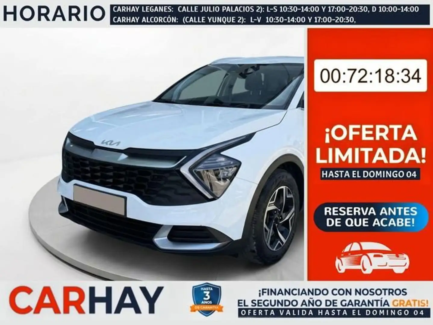Kia Sportage 1.6 T-GDi 110kW (150CV) Drive 4x2 Blanco - 1