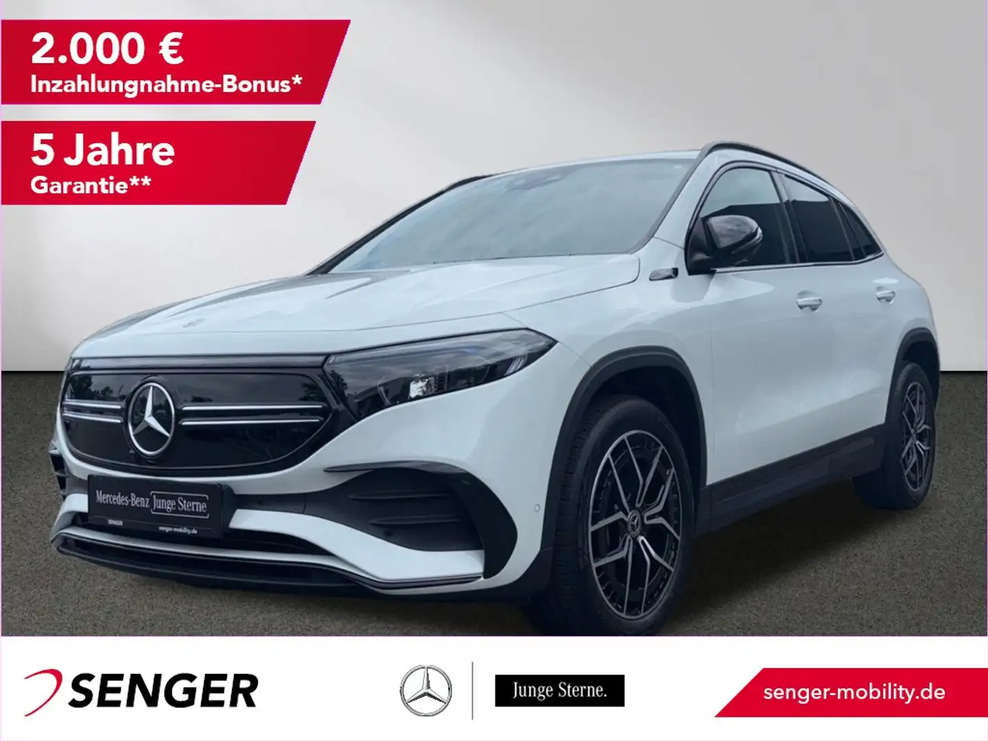 Mercedes-Benz EQA 250+ AMG-Line Night Totwinkel LED AHK 360°-K Blanc - 1