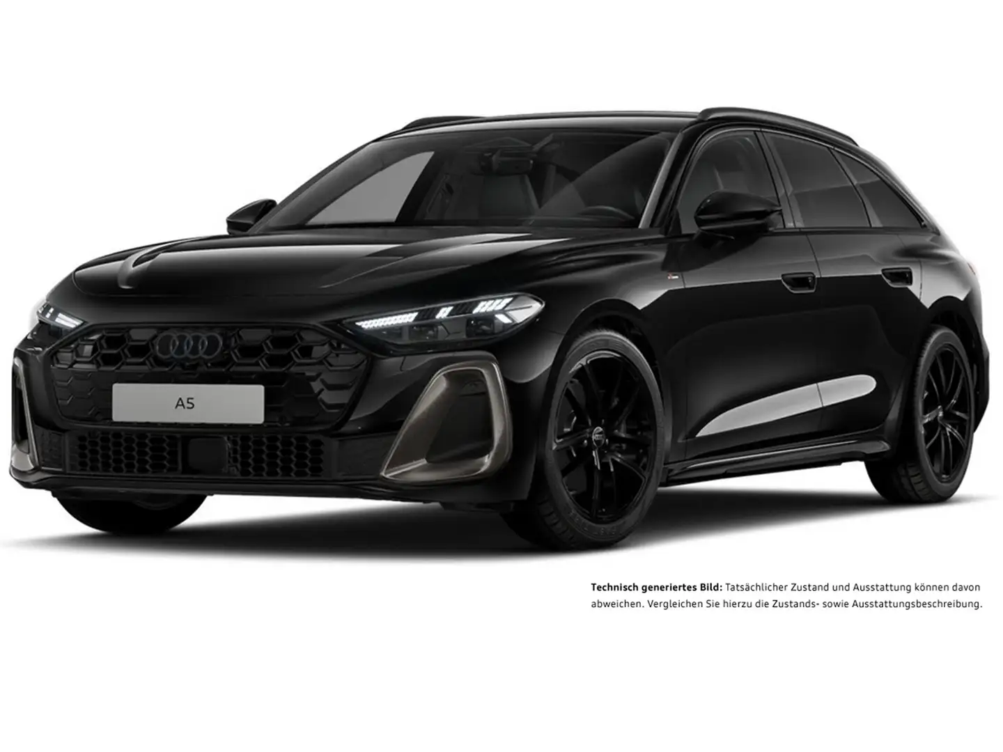 Audi A5 Avant quattro S LINE AHK B&O 360°CAM ACC LM19 Schwarz - 2