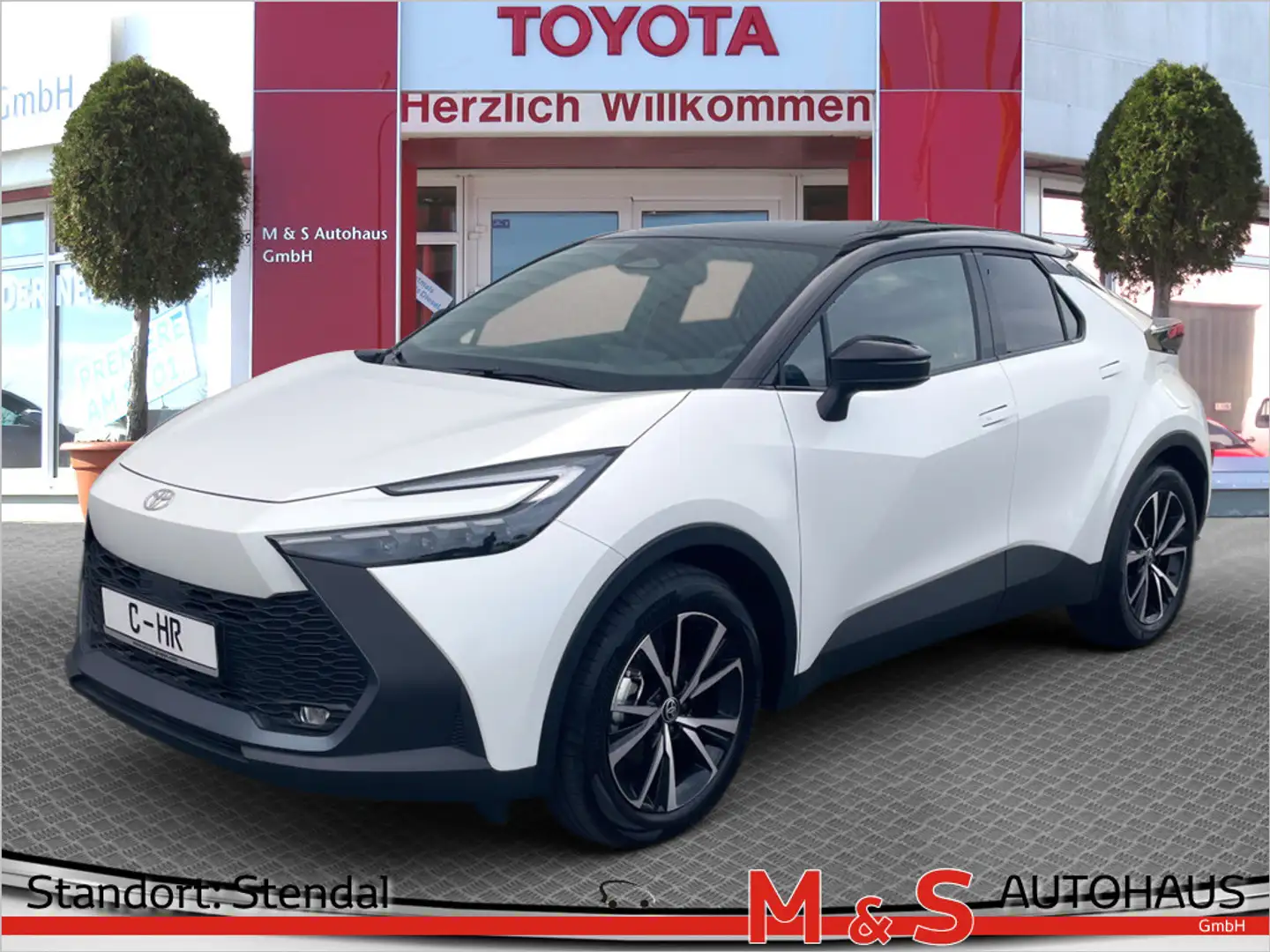 Toyota C-HR 2.0 Hybrid FWD Team Deutschland SHZ NAVI Weiß - 1