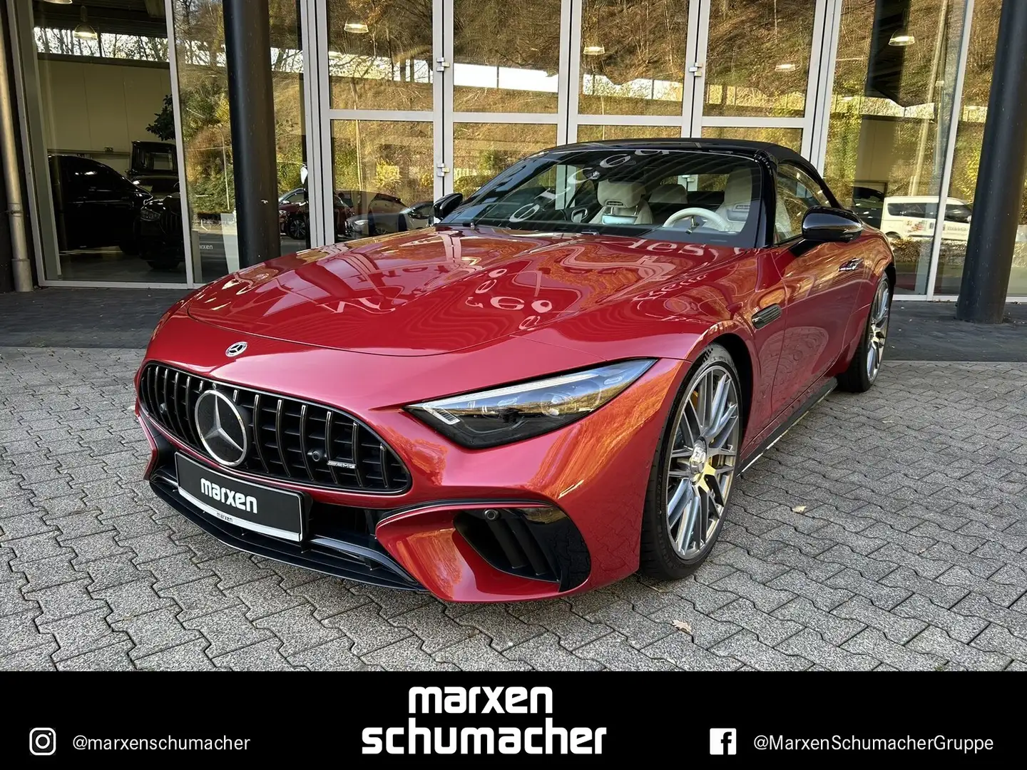 Mercedes-Benz SL 63 AMG AMG SL 63 4M+ Burm3D+Carbon+Massage+Night2+DIGIT Rot - 1