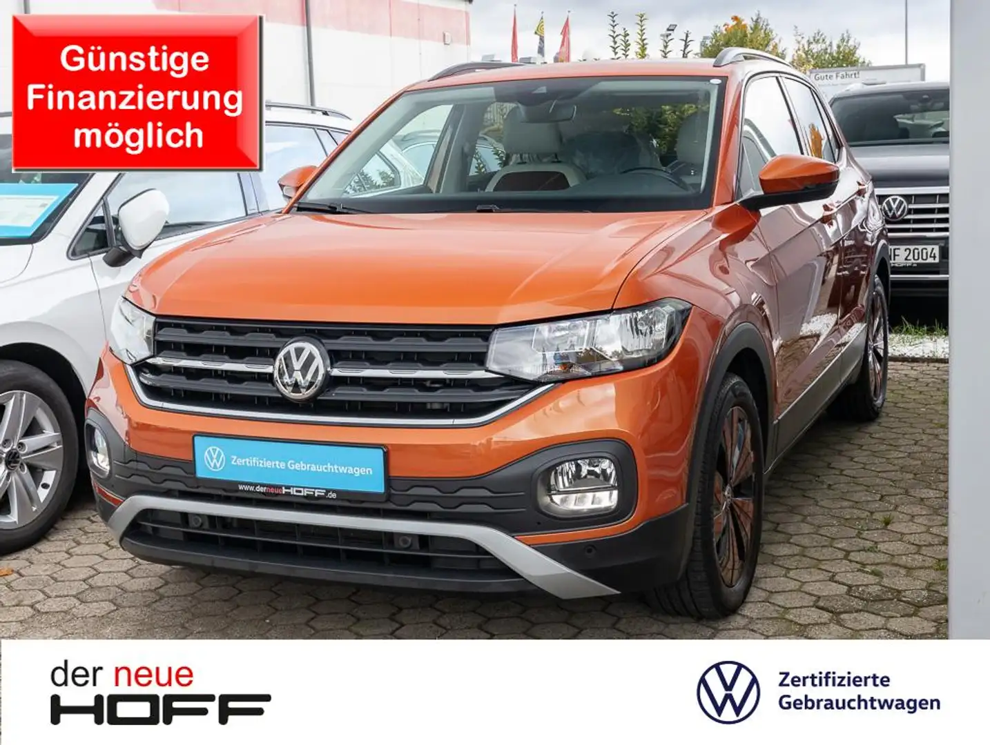 Volkswagen T-Cross 1.0 TSI Life Navigation ACC Shz. 17 Orange - 1