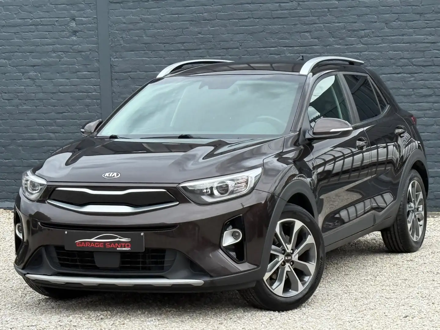 Kia Stonic Stonic 1.0 T Sense ISG /Navi/Led/Cuir/Cam./J.a/Sc/ Bruin - 1