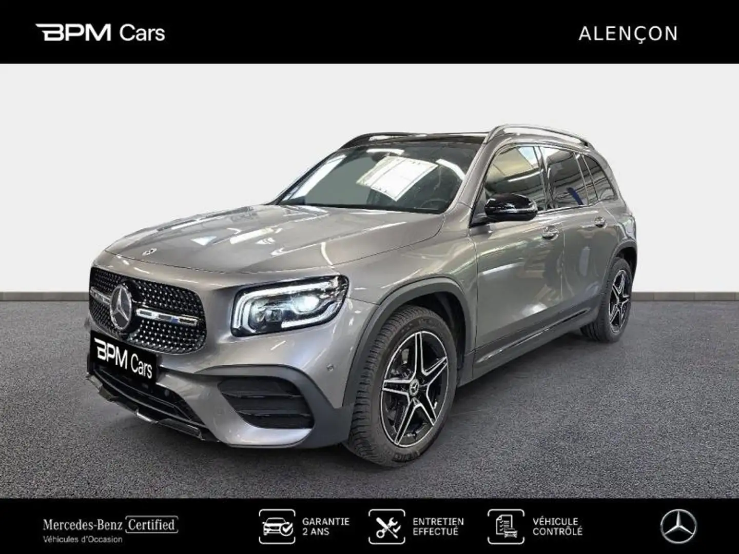 Mercedes-Benz GLB 200 200 163ch AMG Line 7G DCT Gris - 1