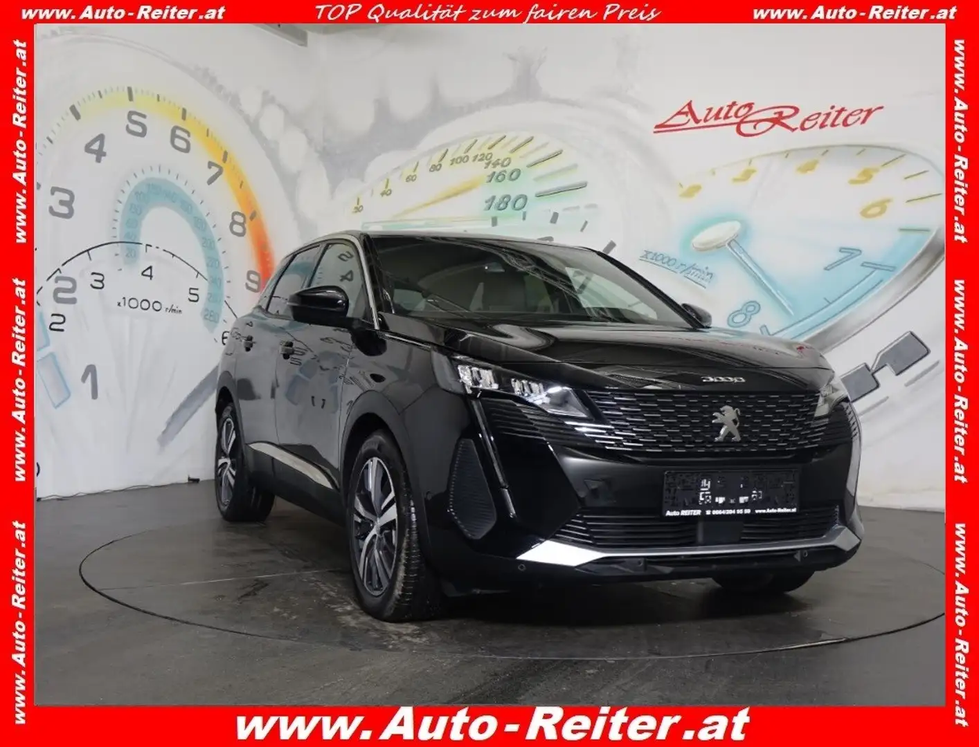 Peugeot 3008 Hybrid 180 e-EAT8 Allure Aut. *ACC, LED, NAVI, ... Schwarz - 1