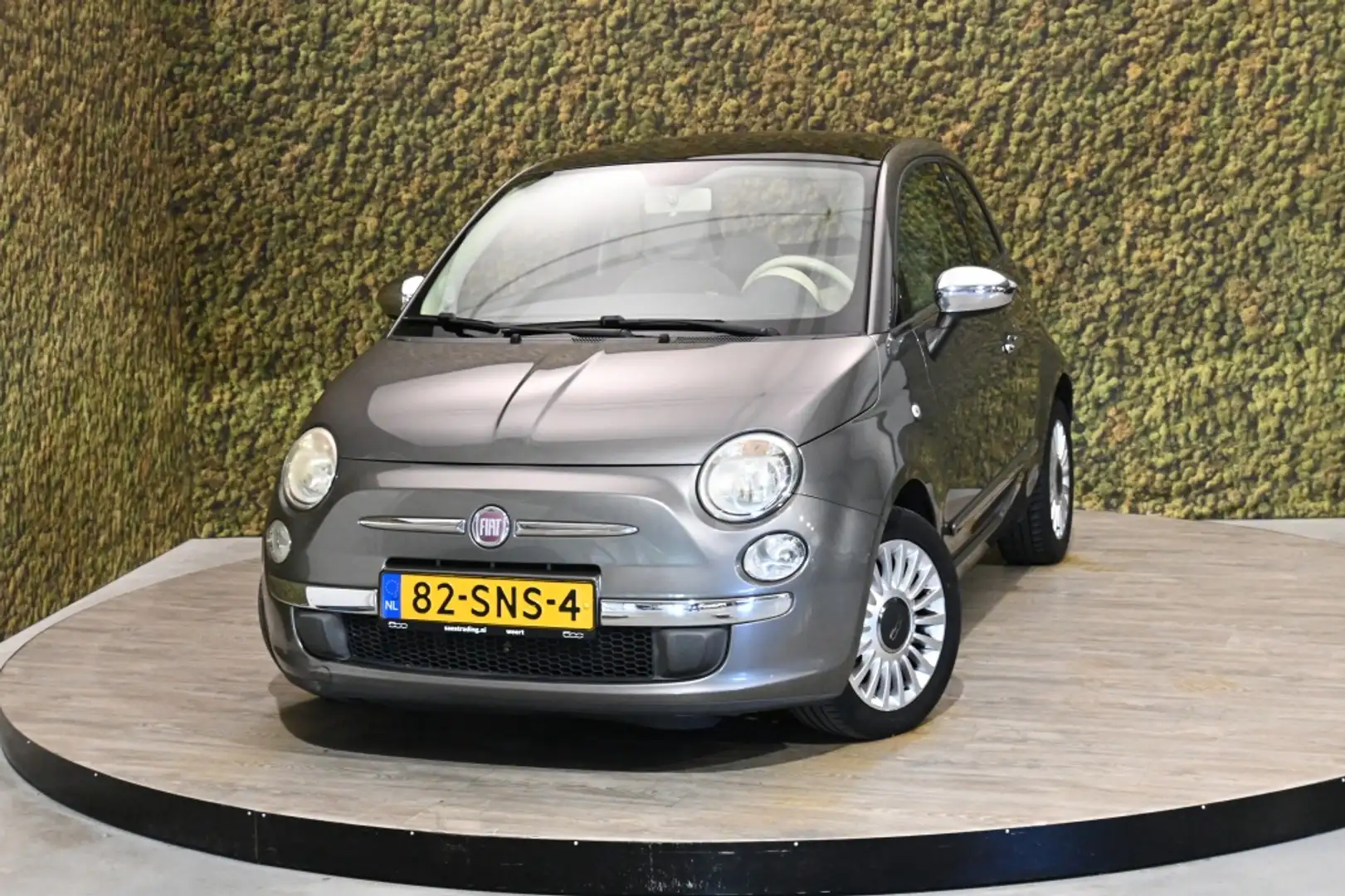 Fiat 500 1.2 Lounge | Panodak | Airco Grijs - 1
