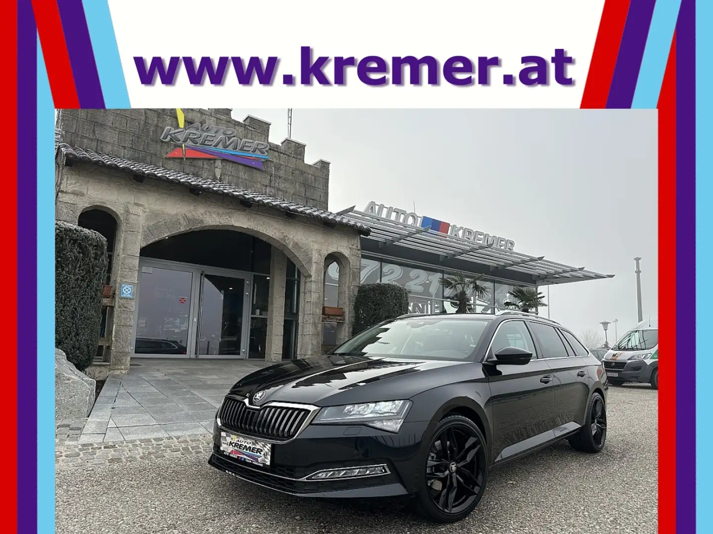 Skoda Superb Kombi 2,0 TDI Style DSG/1.BESITZ/ACC/SHA/SHZ/LE... Schwarz - 1
