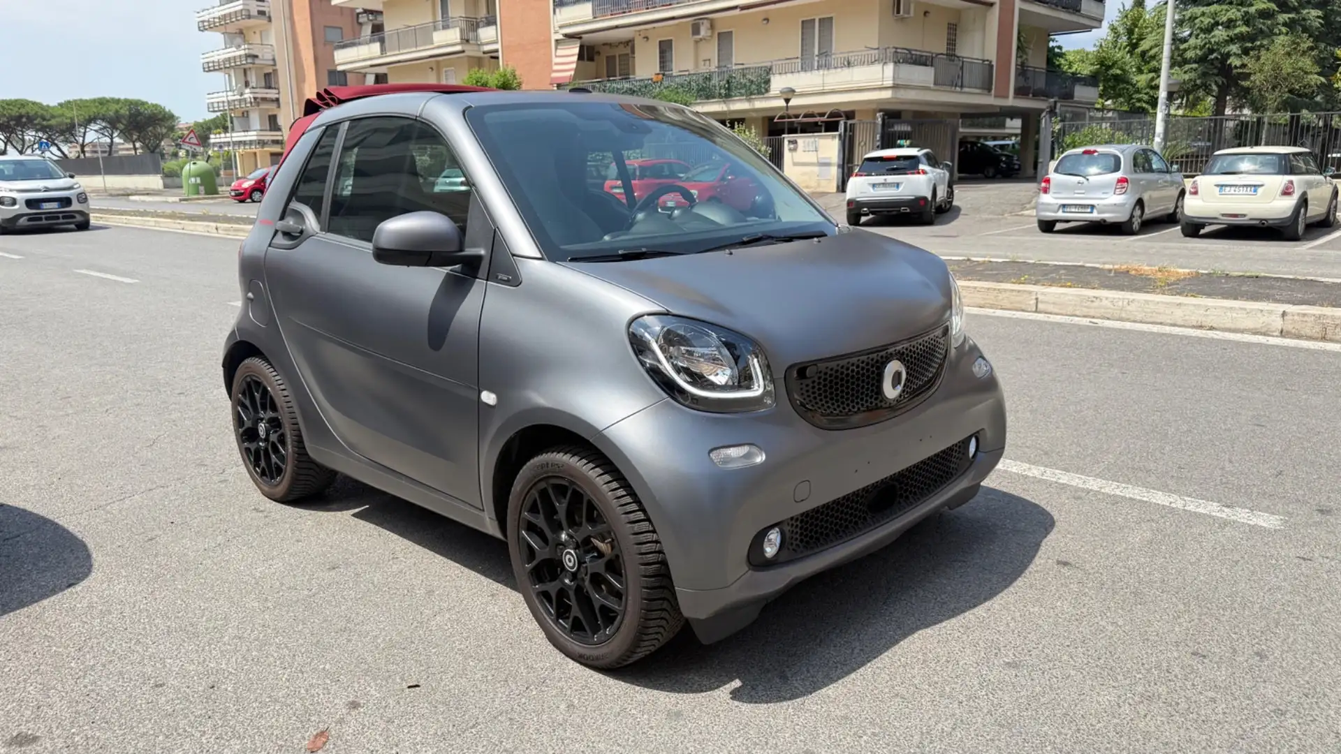 smart forTwo 90 0.9 T twinamic cabrio Prime LED NAVI KAMER JBL Grigio - 2