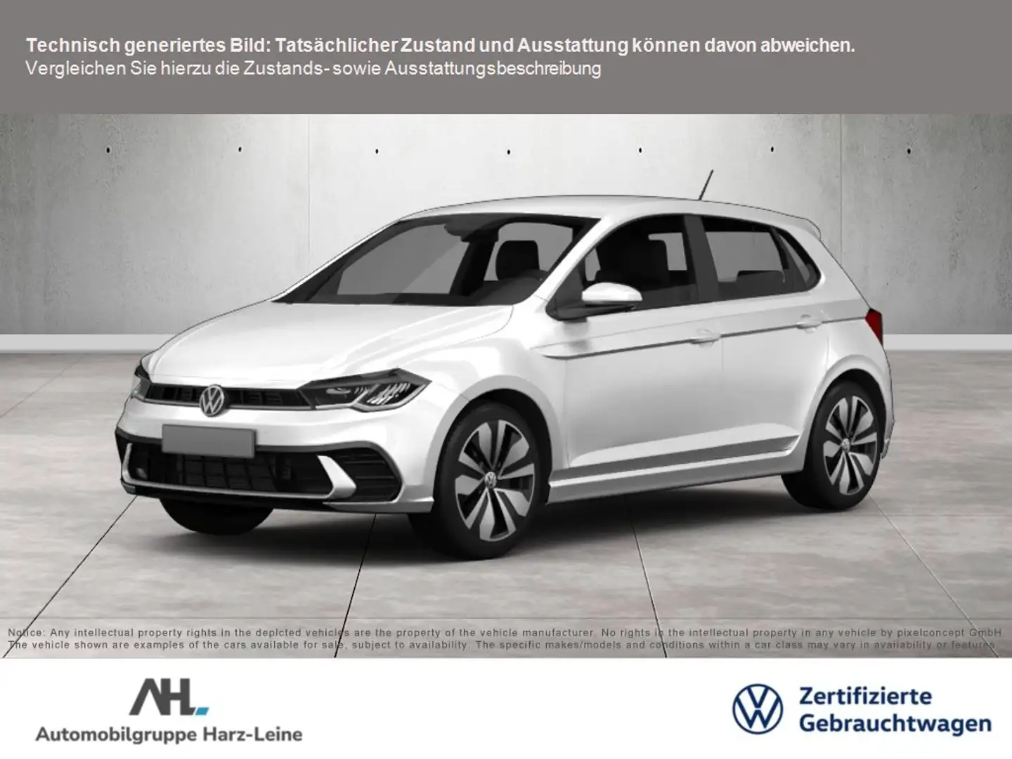 Volkswagen Polo Life 1,0 l 59 kW (80 PS) 5-Gang Weiß - 1