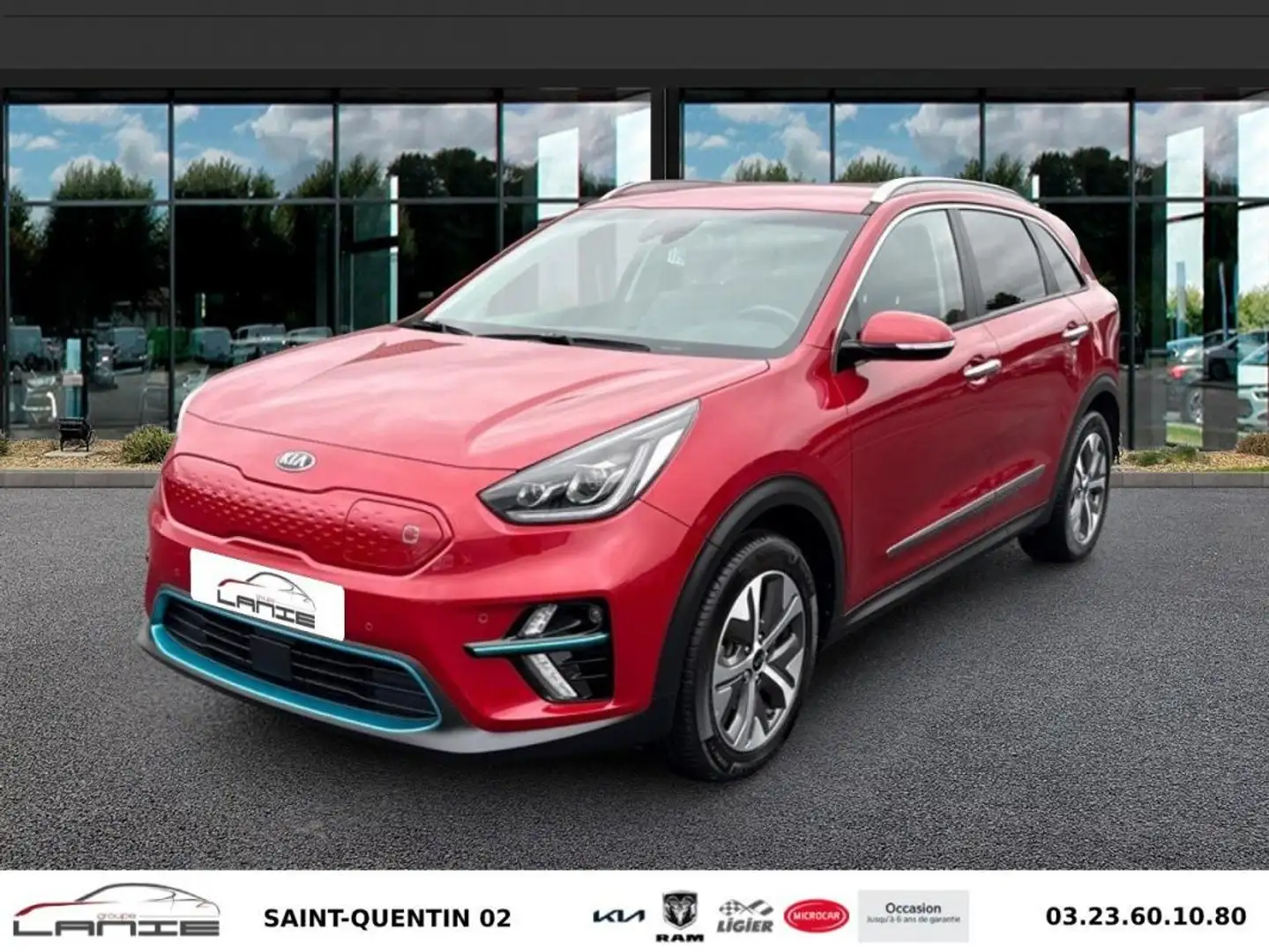 Kia e-Niro Electrique 204 ch Premium Rouge - 1