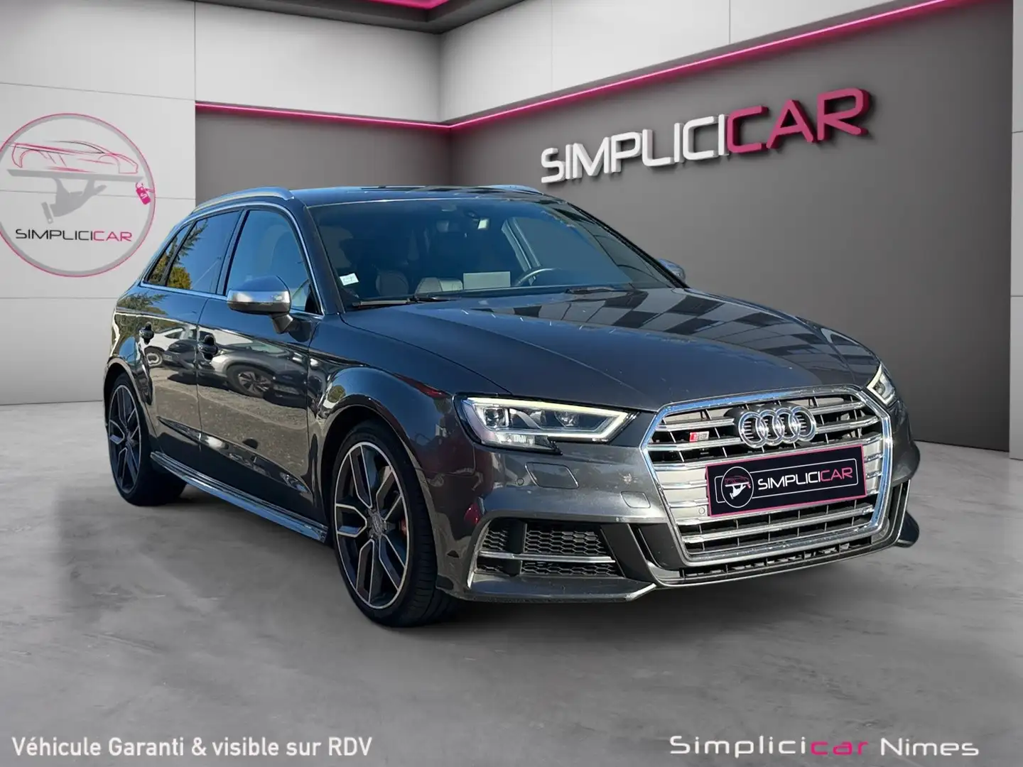 Audi S3 S3 Sportback 50 TFSI 300 S tronic 7 Quattro Gris - 1