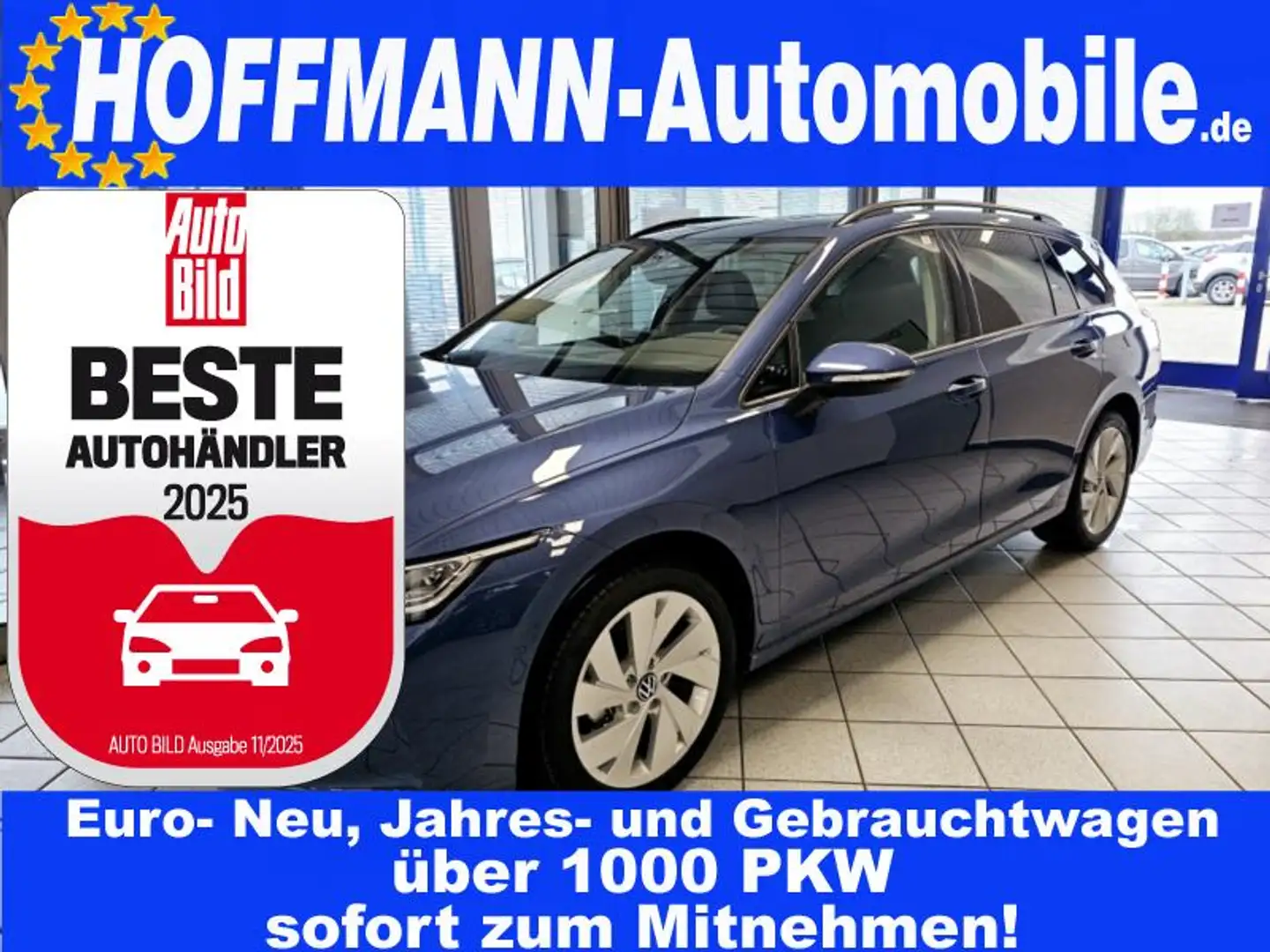 Volkswagen Golf Variant Life AHK,Climatr,Kamera,ACC,SHZ,LED Albastru - 1