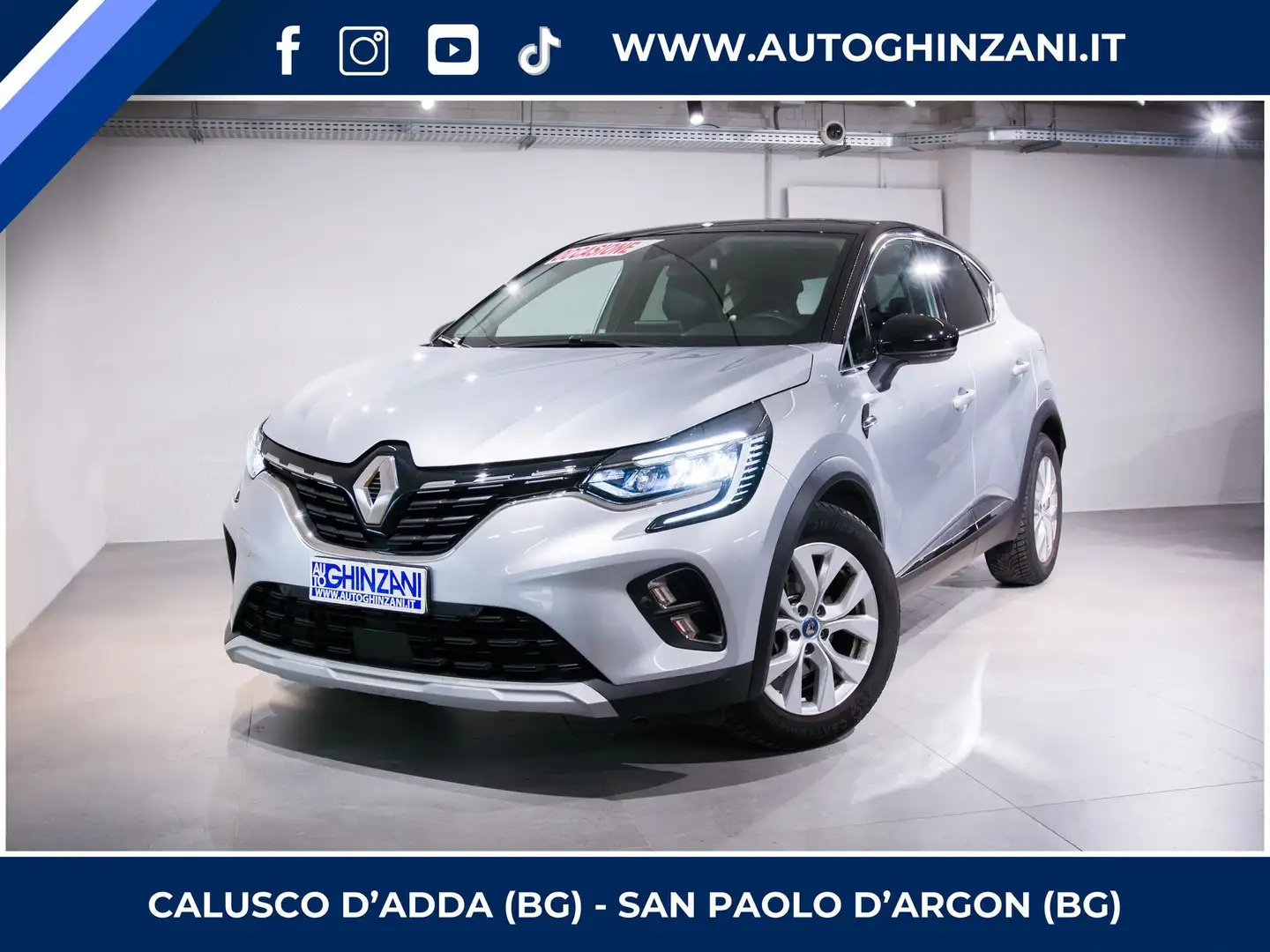 Renault Captur Plug-in Hybrid E-Tech 160 CV Intens Grigio - 1