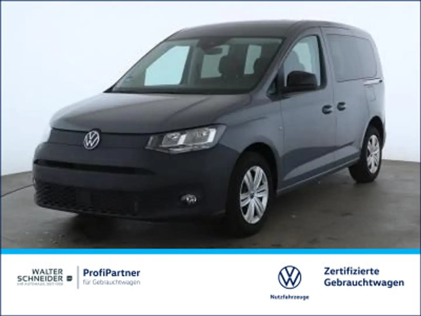Volkswagen Caddy 2.0 TDI Kombi AHK Navi Grau - 1