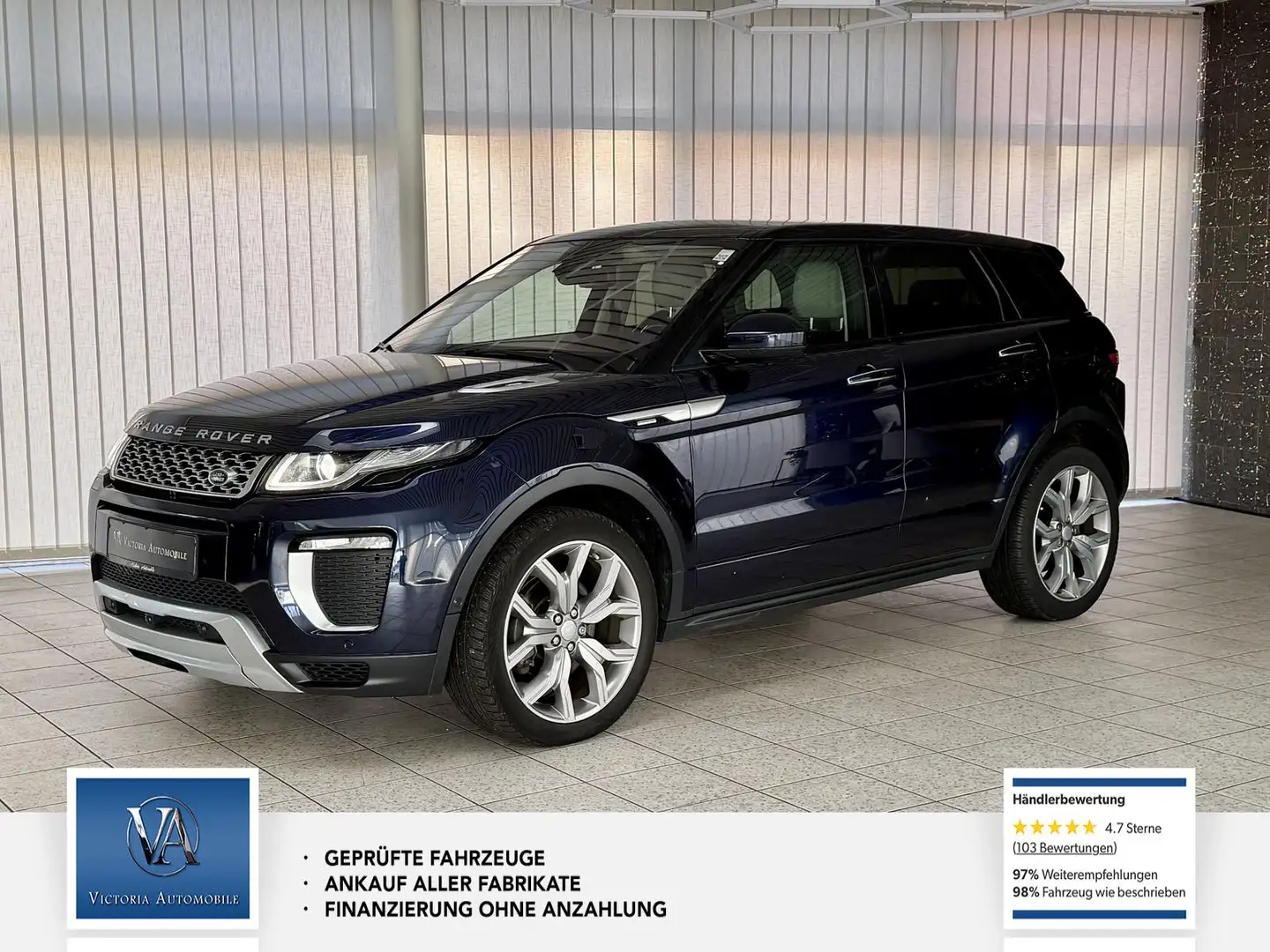 Land Rover Range Rover Evoque Autobiography 1 Hand* Mega Ausstattung* Panorama Blau - 1