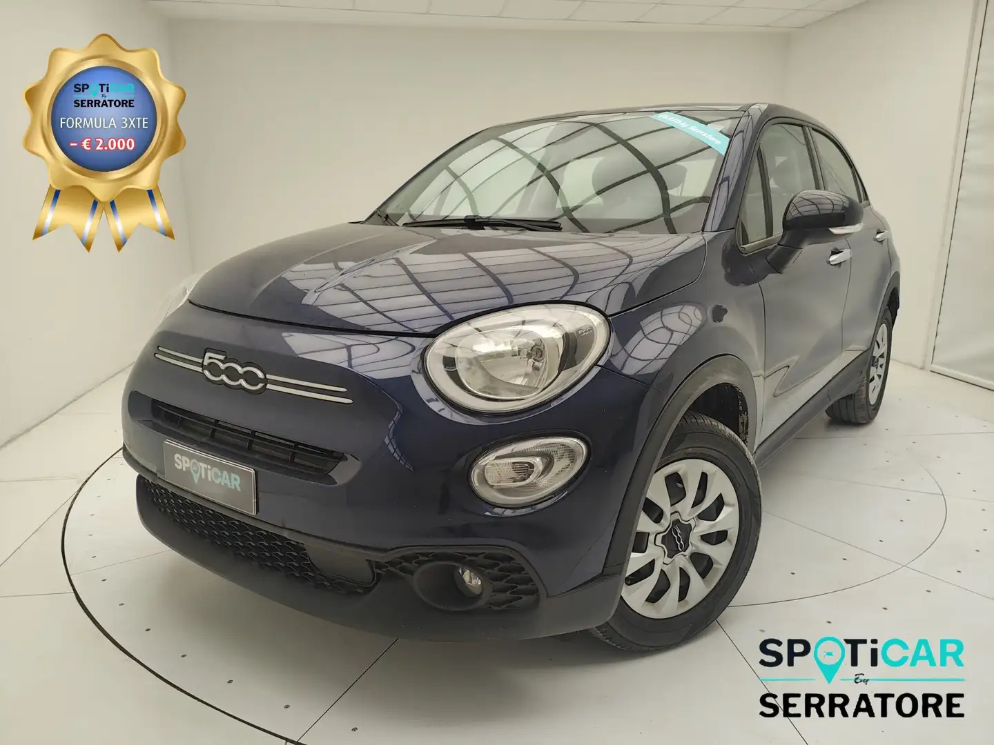 Fiat 500X 2022 1.3 mjet 95cv Blauw - 1