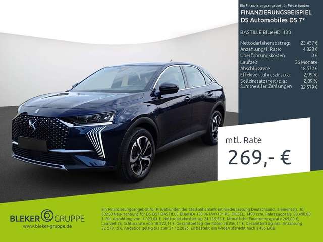 Imagine DS Automobiles DS 7 BASTILLE BlueHDi 130