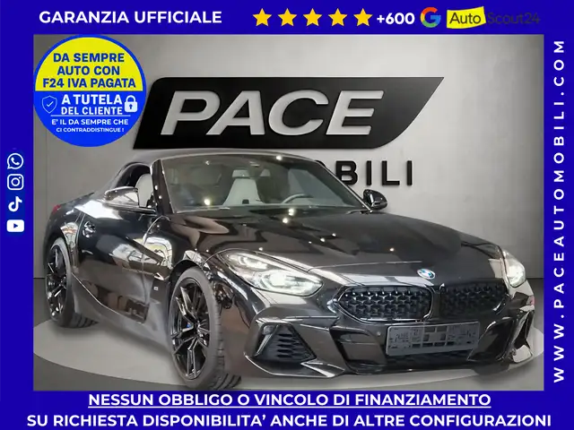 BMW Z4 M i M40 MSPORT M-SPORT MSPORT BLACK PACK PELLE TOTALE TELECAMERA 360 CERCHI DA 19" HEAD UP DISPLAY HARMAN KARDON ACC