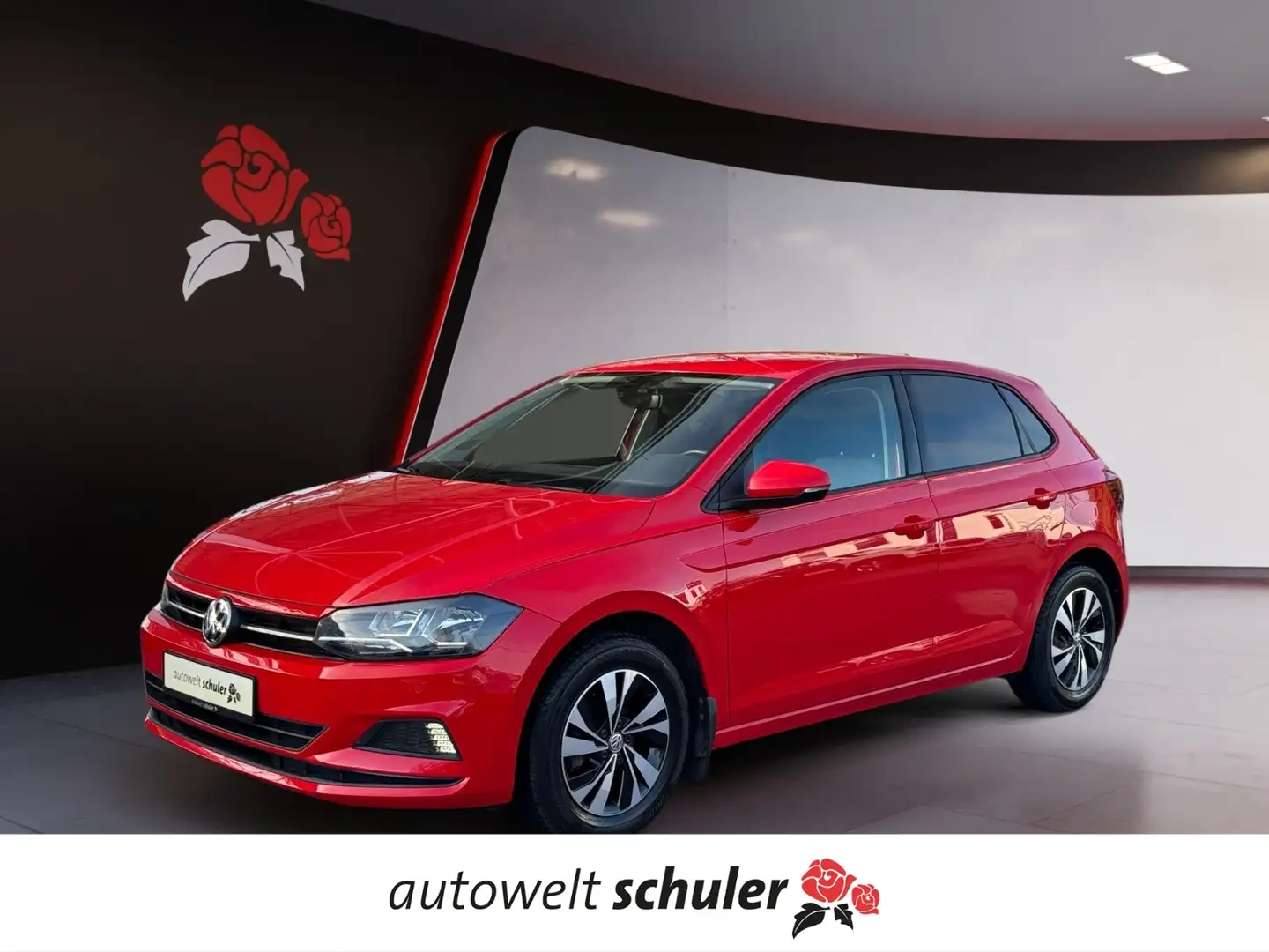 Volkswagen Polo 1,0 TSI Comfortline AHZ Rood - 1