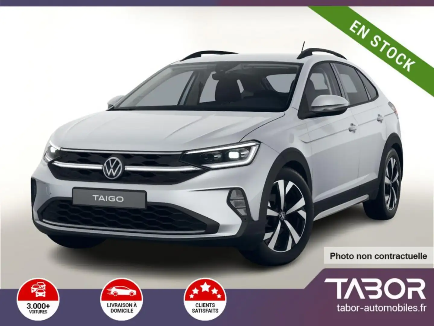 Volkswagen Taigo 1.0 TSI 116 DSG Matrix R2D Argent - 1