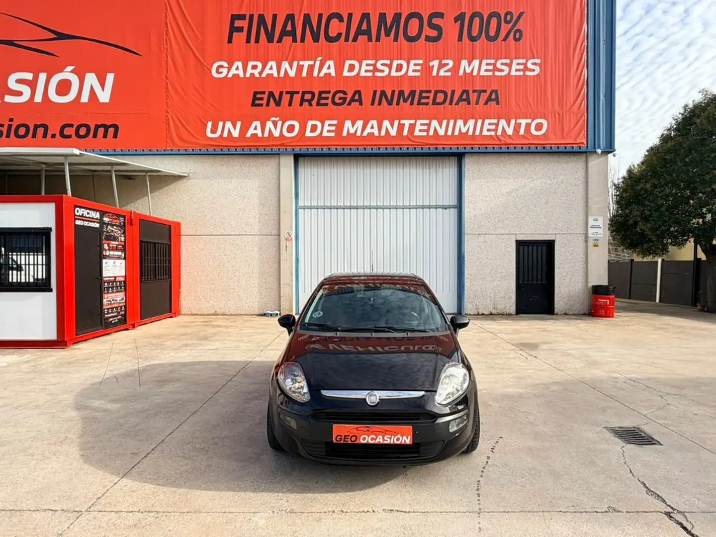 Fiat Punto 1.3 Multijet 16v 90 Dynamic 3p MY08 Negro - 2