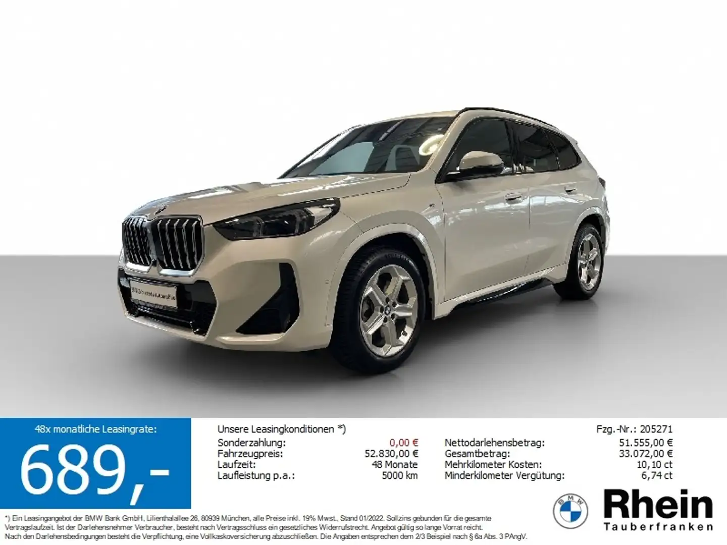 BMW X1 xDrive23d SAG M Sport NaviProf*HUD*Panorama Blanc - 1