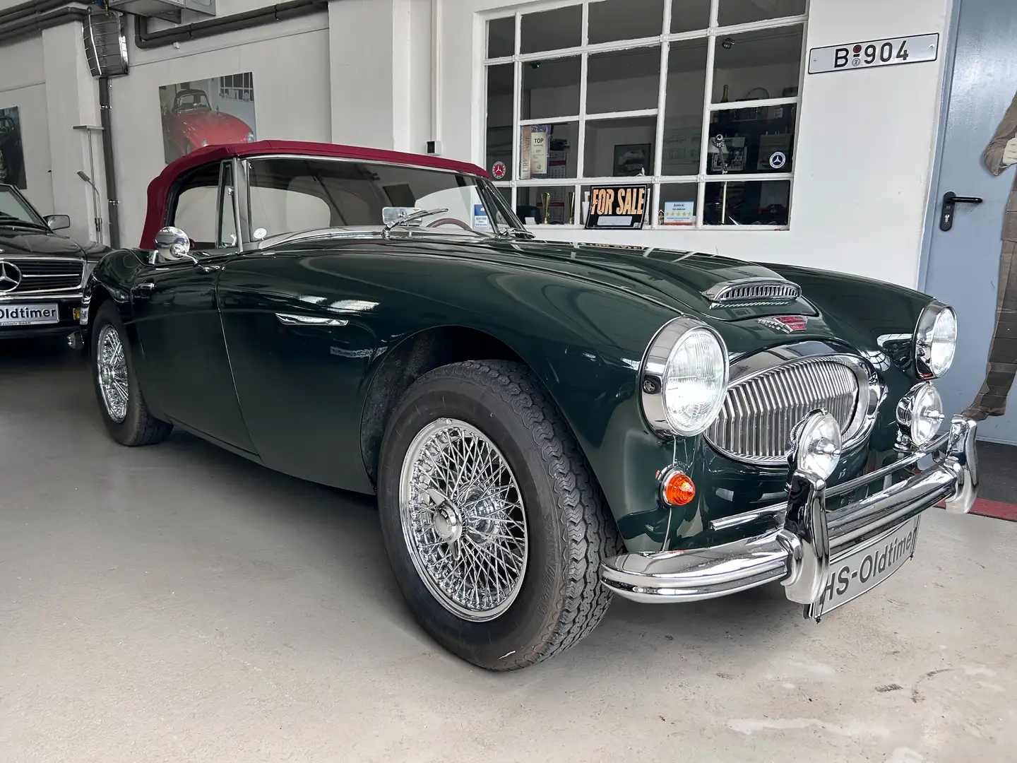 Austin-Healey 3000 MKII BJ7  Vor 13 Jahren aufwendig restauriert! Зелений - 2