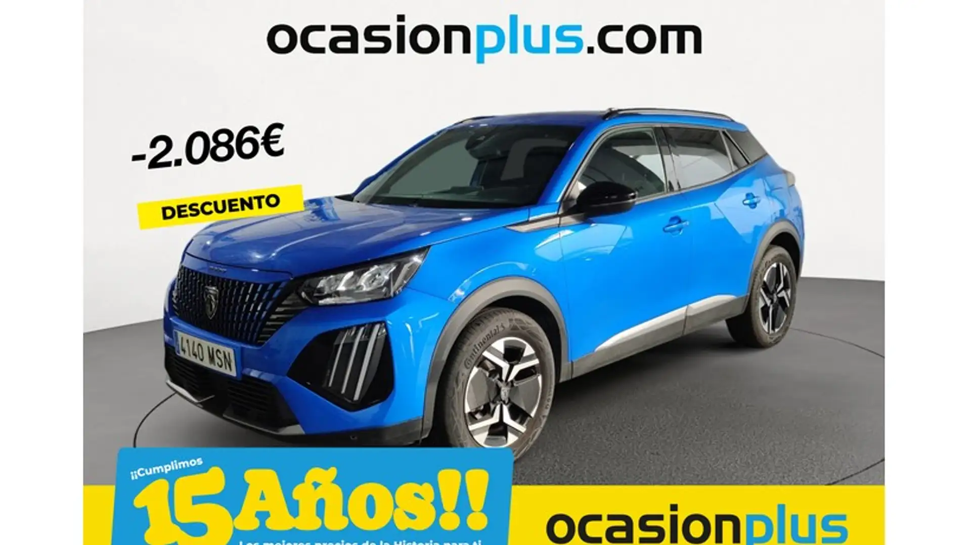 Peugeot 2008 1.2 PureTech S&S Allure EAT8 130 Bleu - 1