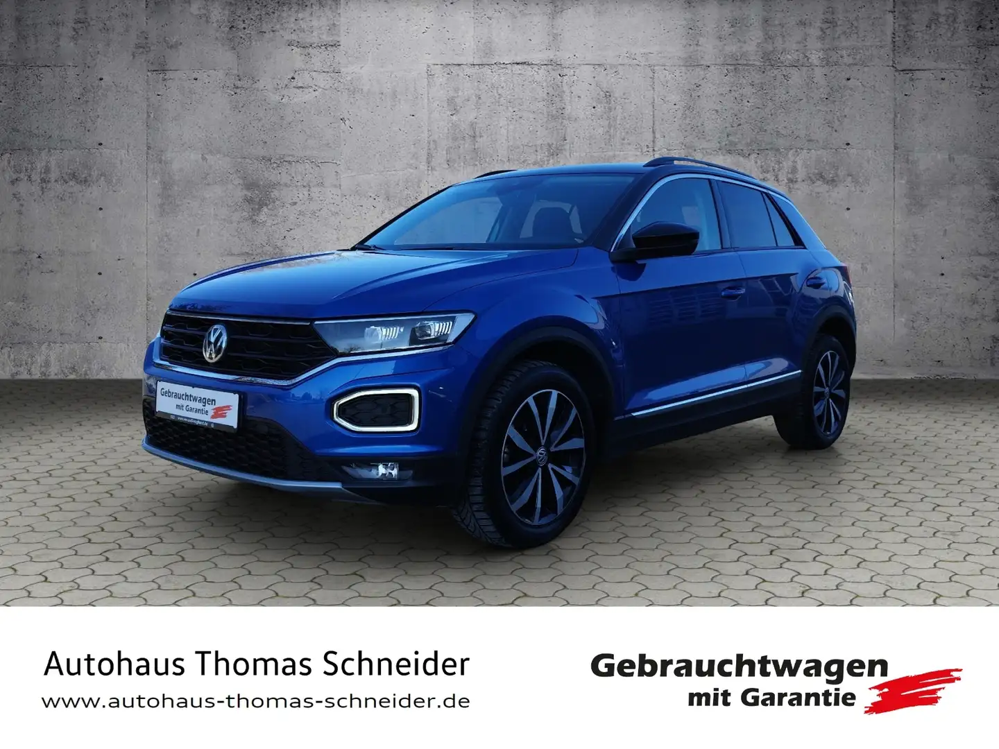 Volkswagen T-Roc Style 1.0 TSI Business/AHK/NAV/LED/ACC KLIMA LED Azul - 1