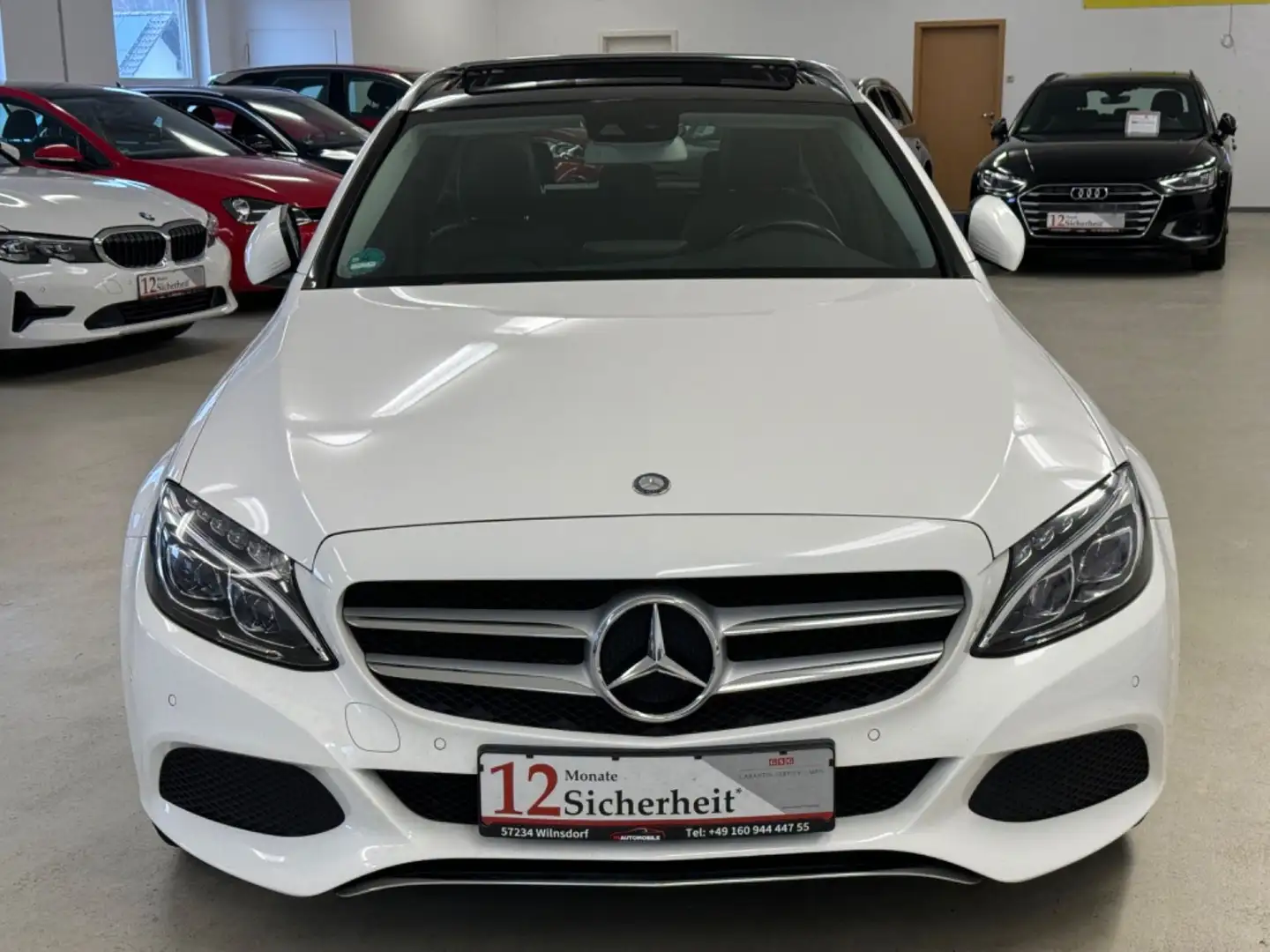 Mercedes-Benz C 220 d T BlueTec / Panorama/LED/AHK/NAVI/SHZ Weiß - 2