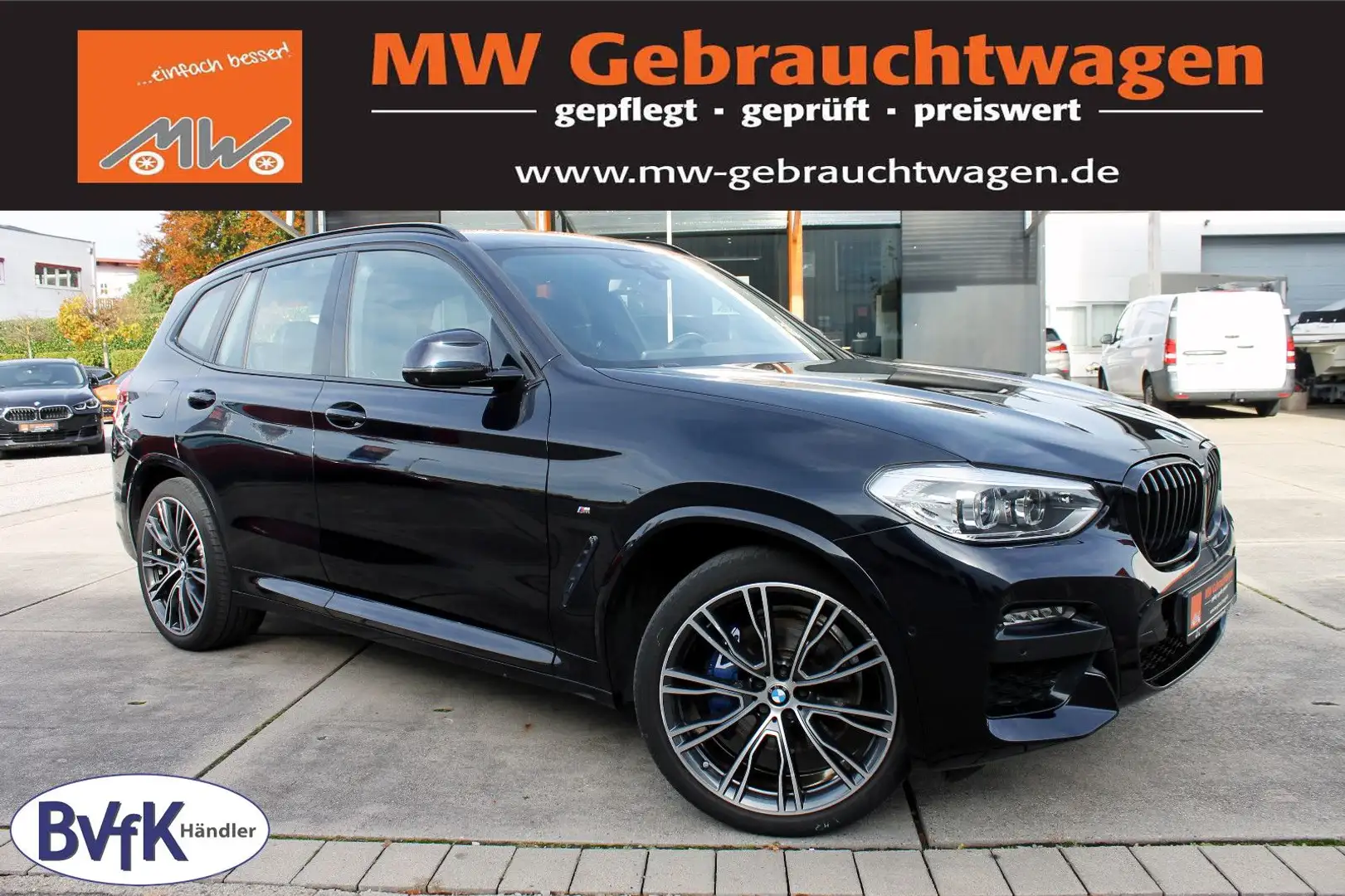 BMW X3 xDrive 30i M-Sport 360° PANO LED SHZ CarPlay Schwarz - 1