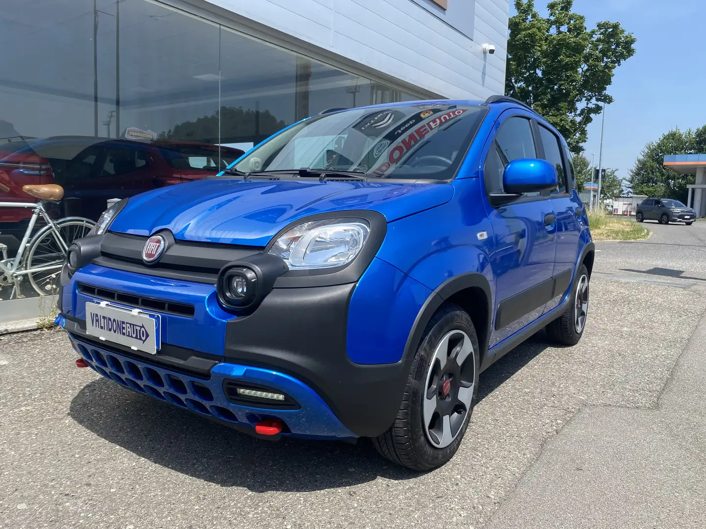 Fiat Panda Panda 1.0 HYBRID Cross+CarPlay+LED+5Posti+SensParc Blu/Azzurro - 1