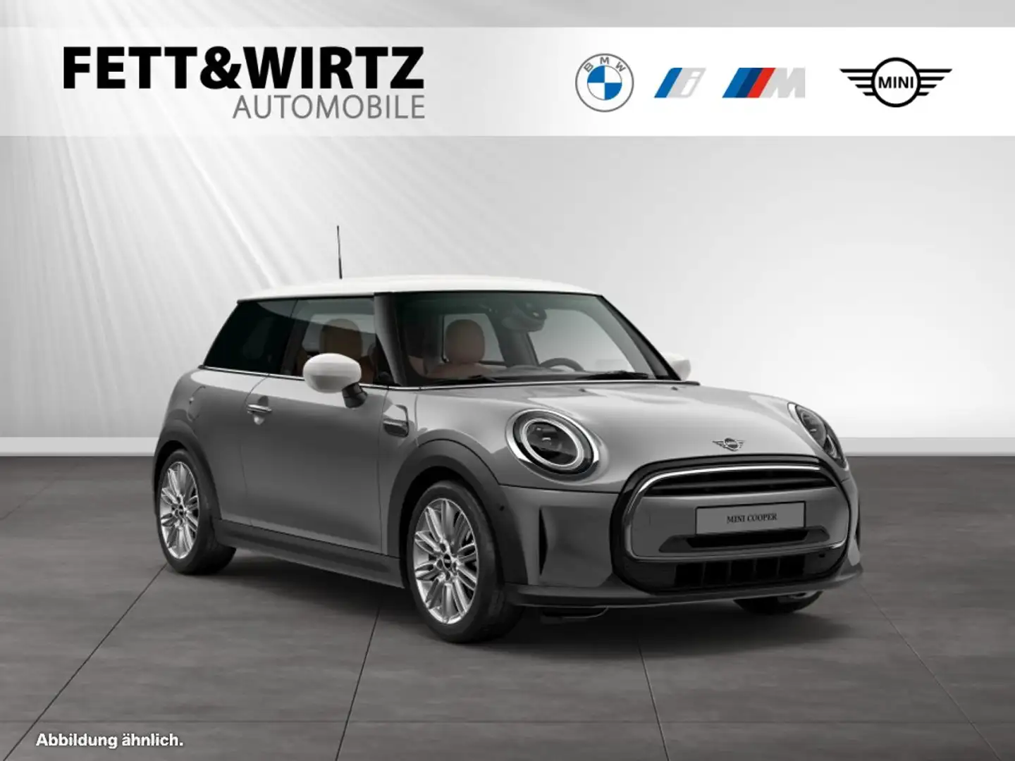 MINI Cooper YoursTrim|Aut.|Head-Up|Navi+|Kamera Grijs - 1