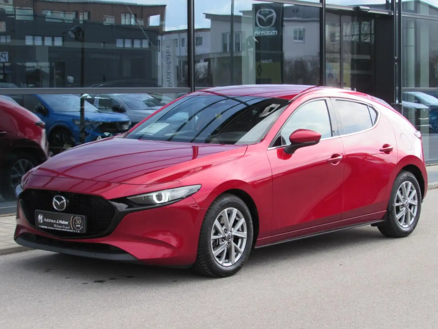 Mazda 3 SKYACTIV-G M Hybrid SELECTION Klima Navi Leder Rouge - 1