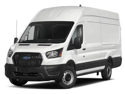 Black 2026 Ford Transit Cargo 350 High Roof Extended LB AWD Van All-Wheel Drive Automatic