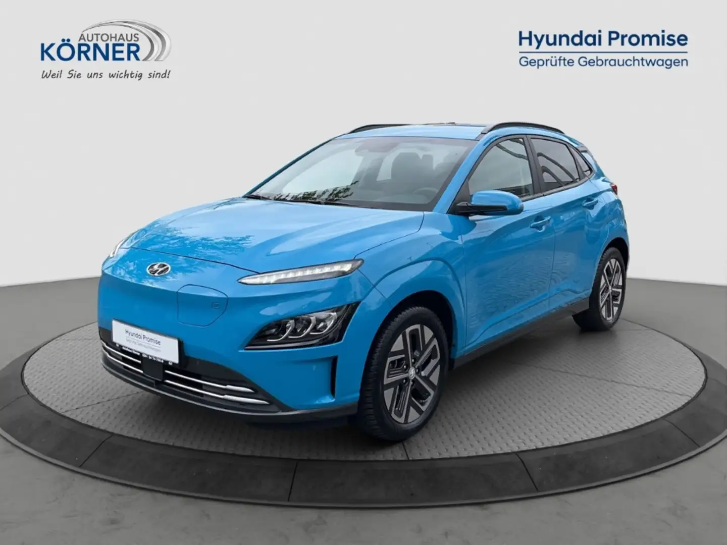 Hyundai KONA (150kW) TREND *NAVI*LED*WÄRMEPUMPE* Albastru - 2
