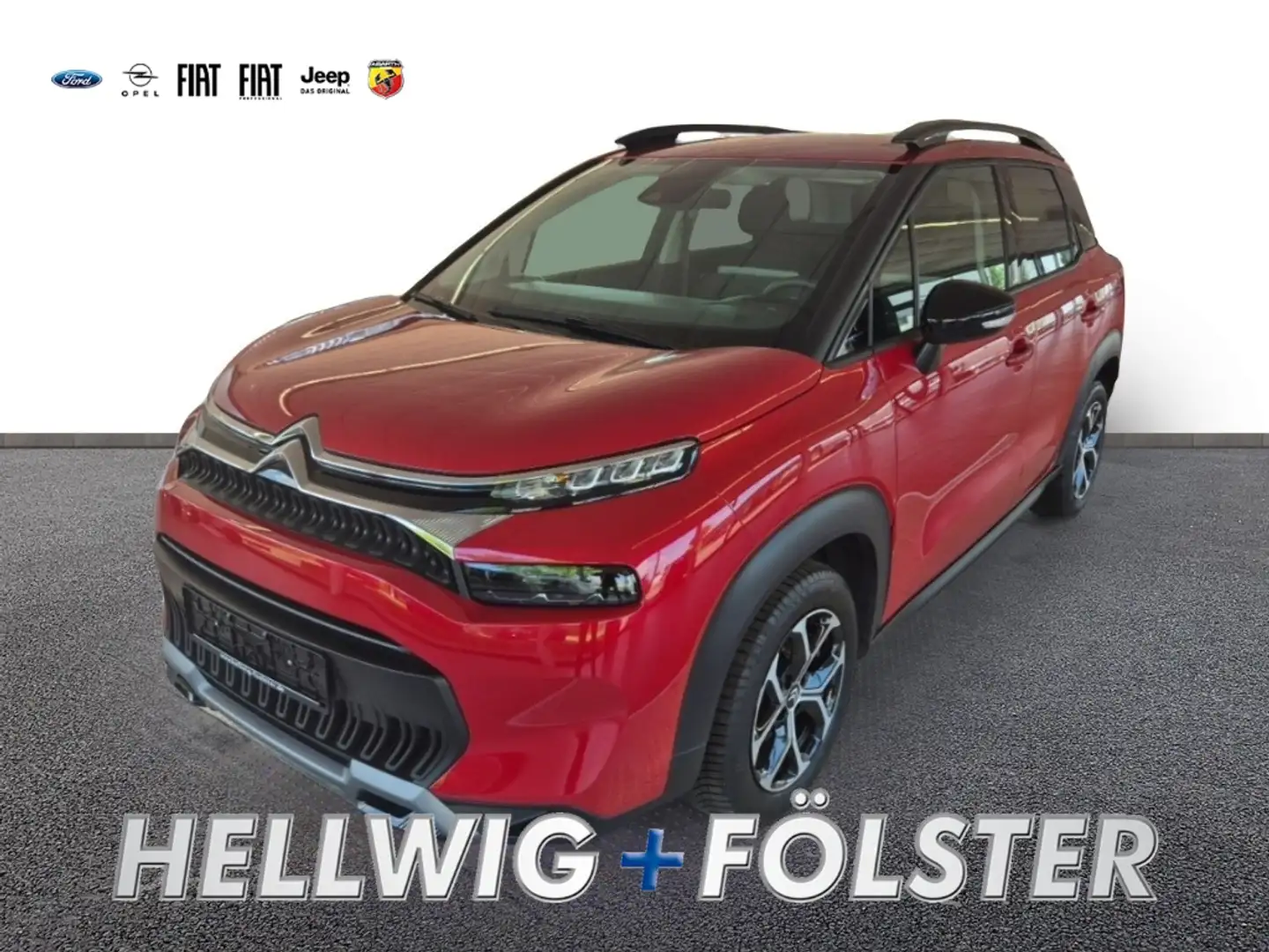 Citroen C3 Aircross Plus 1.2 Navi Apple CarPlay Klimaautomatik Rood - 1
