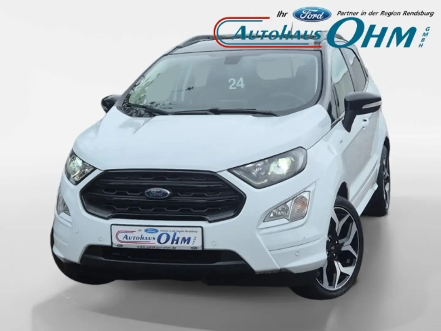 Ford EcoSport ST-Line 1.0 EcoBoost - SCHIEBEDACH - RFK - SHZ - Weiß - 2