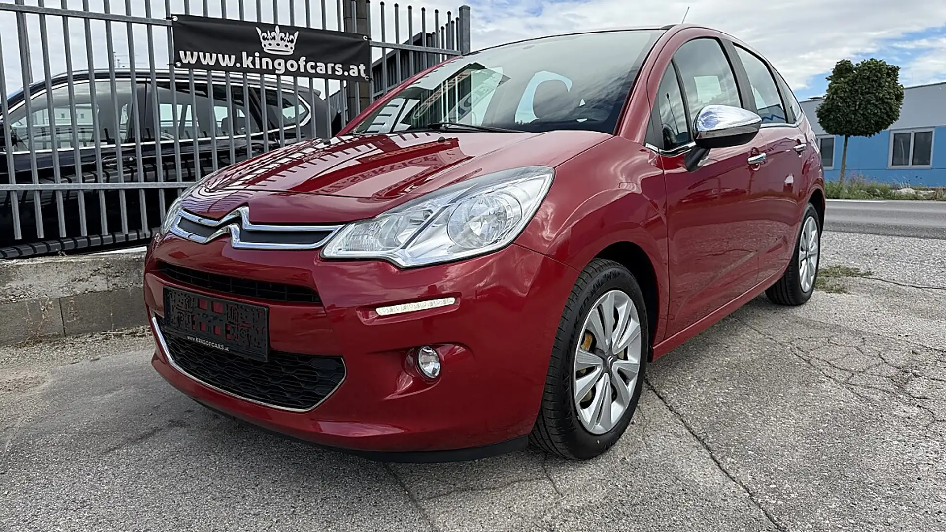 Citroen C3 1,2 VTi, 1.Besitz, ARBÖ Kauftest + Pickerl Rot - 1