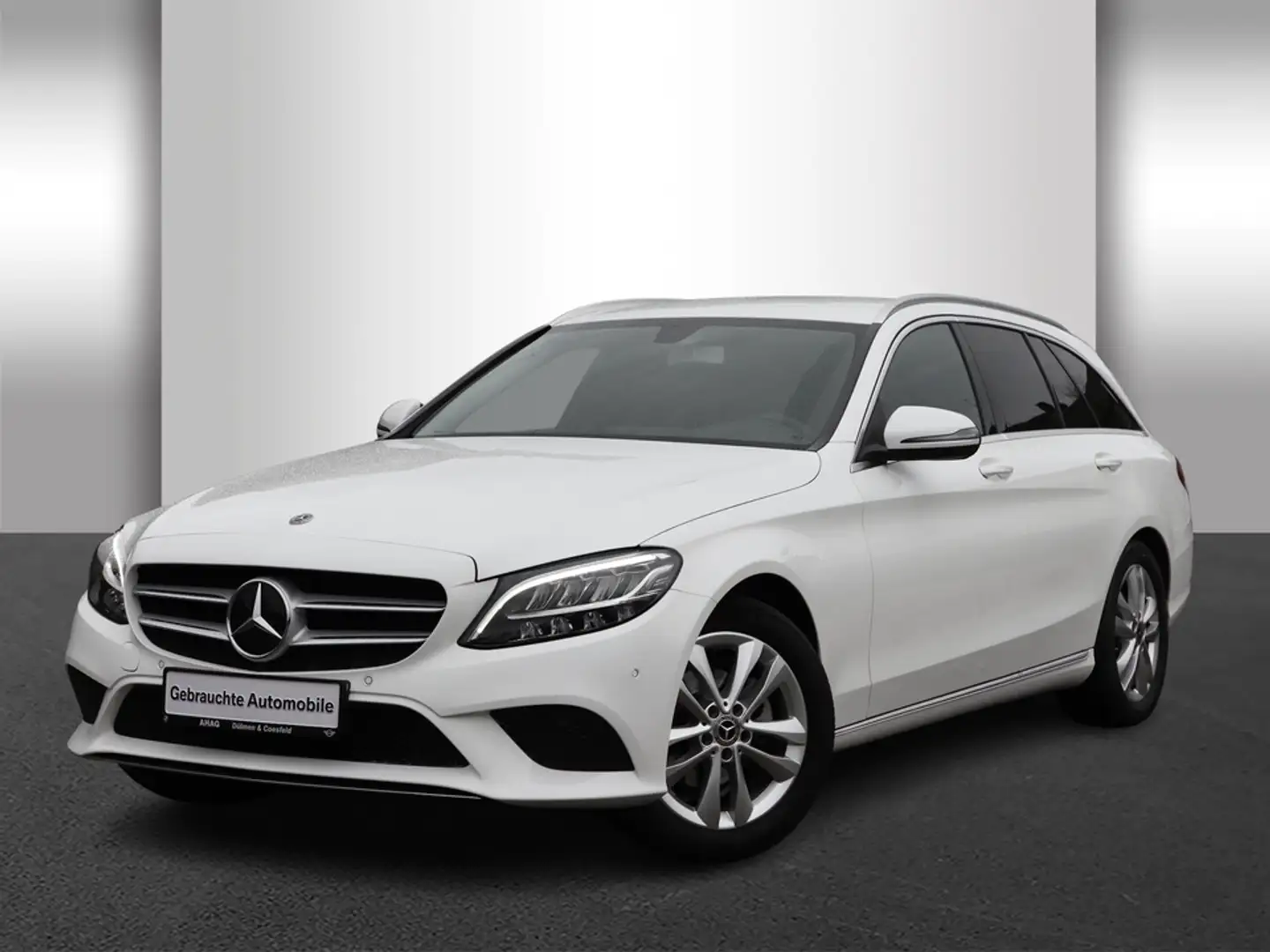 Mercedes-Benz C 180 T Aut. AHK RFK Sitzhzg Navi Keyless LED Weiß - 2