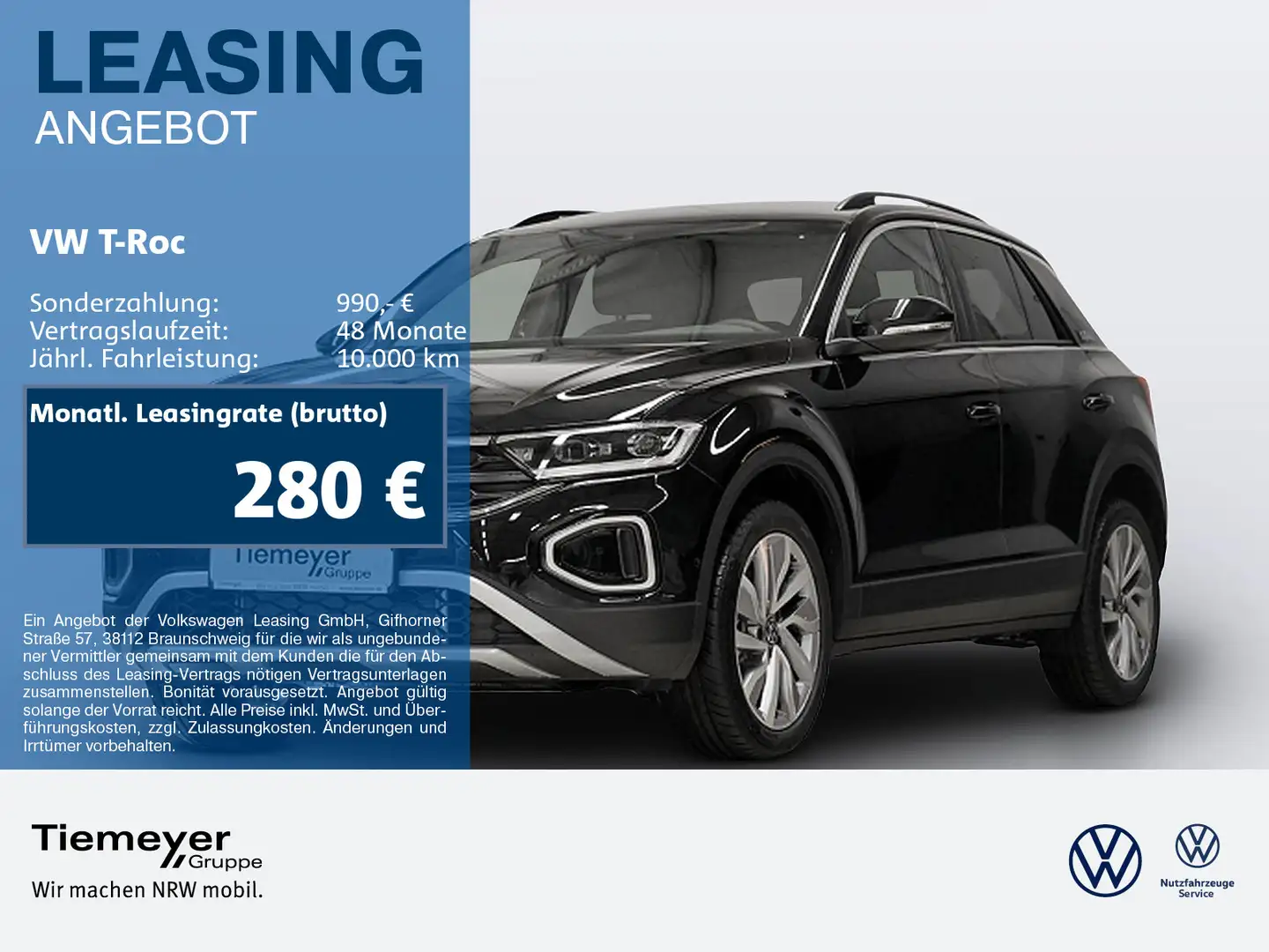 Volkswagen T-Roc 2.0 TDI DSG Goal IQ.DRIVE REAR VIEW NAVI K Noir - 1