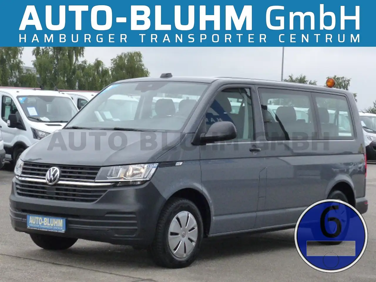 Volkswagen T6 Transporter T6.1 TDI Kombi L1 + Cam AC 9-Sitze Assyst-Paket