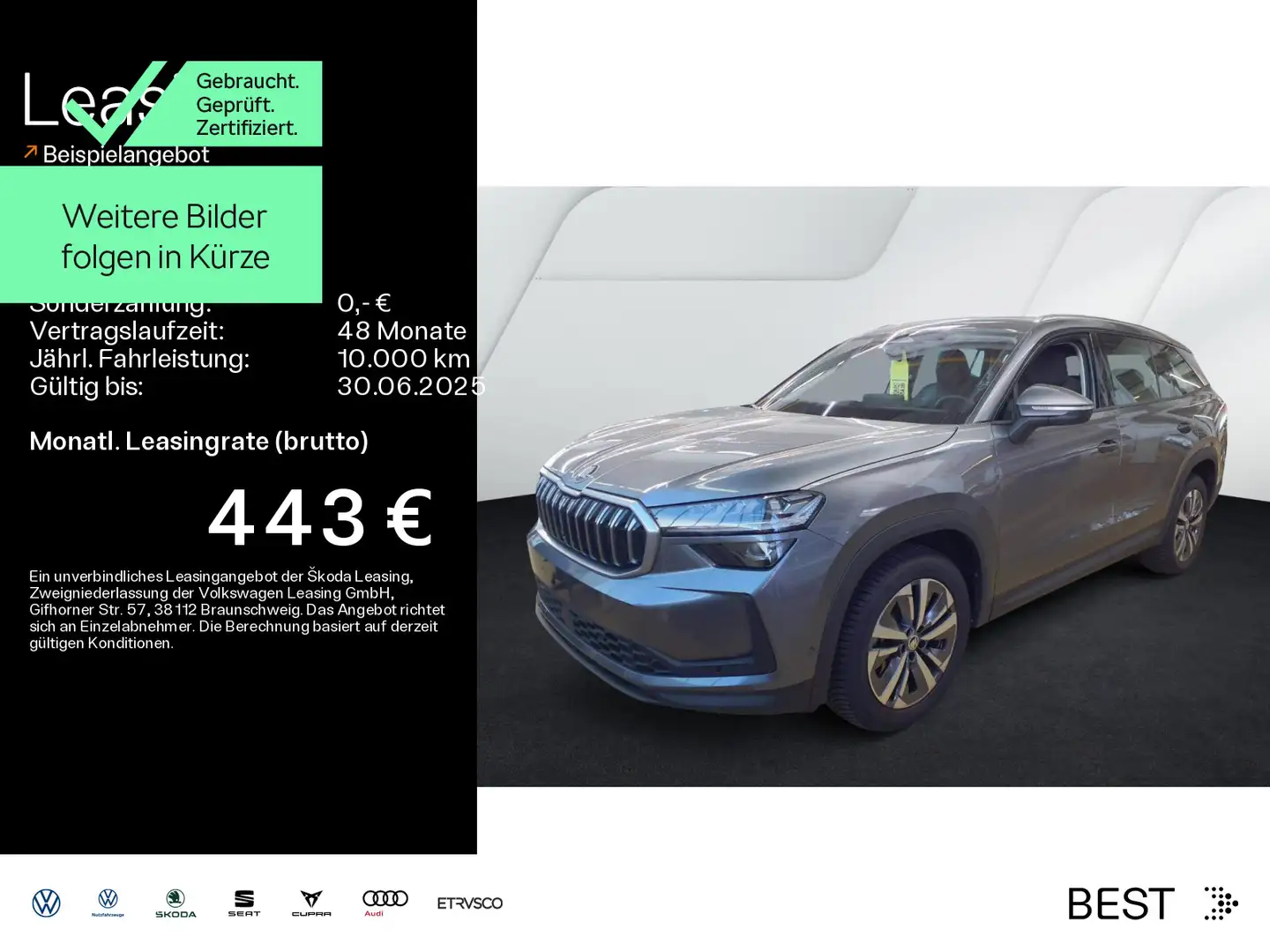 Skoda Kodiaq 2.0 TDI 4x4 DSG SELECTION*MATRIX*AHK*PDC* Grau - 1